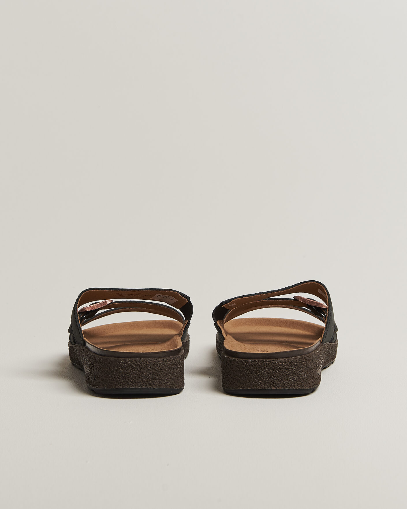 Heren | Sandalen slides | Blundstone | 2693 Aerocork Leather Sandal Rustic Black