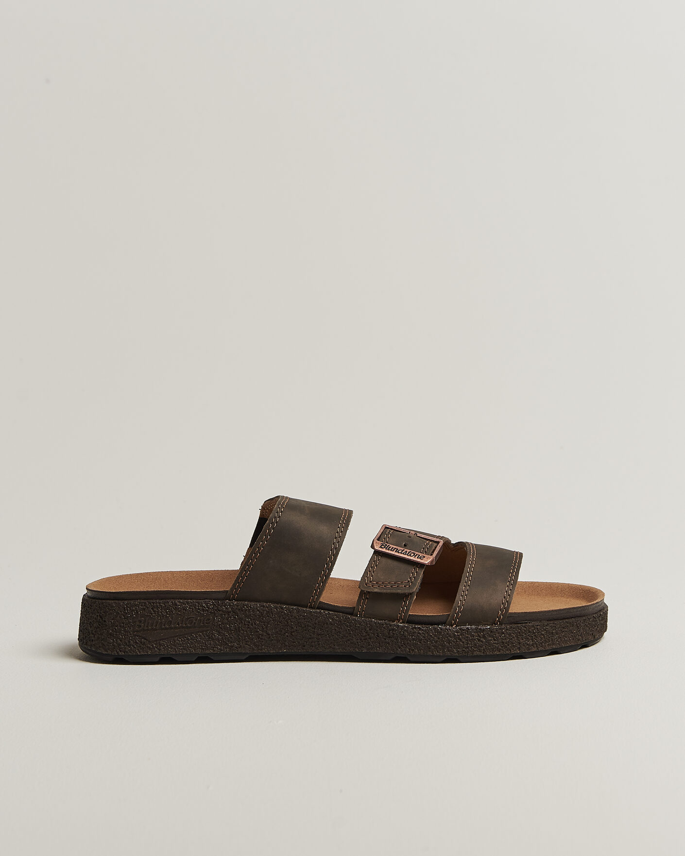 Heren | Sandalen slides | Blundstone | 2694 Aerocork Leather Sandal Rustic Brown