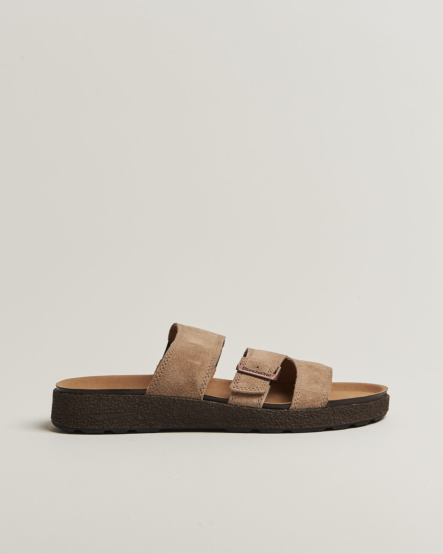 Heren | Sandalen slides | Blundstone | 2699 Aerocork Suede Sandal Sand