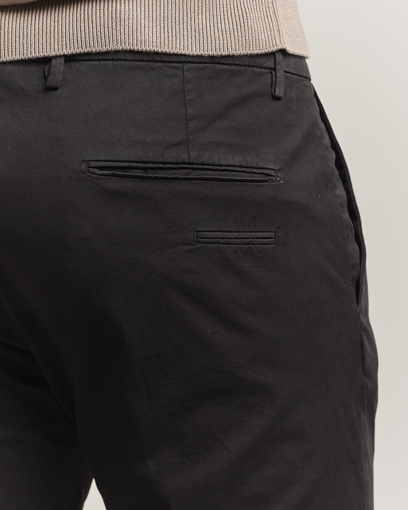 Heren | Broeken | Briglia 1949 | Slim Fit Cotton Chinos Black
