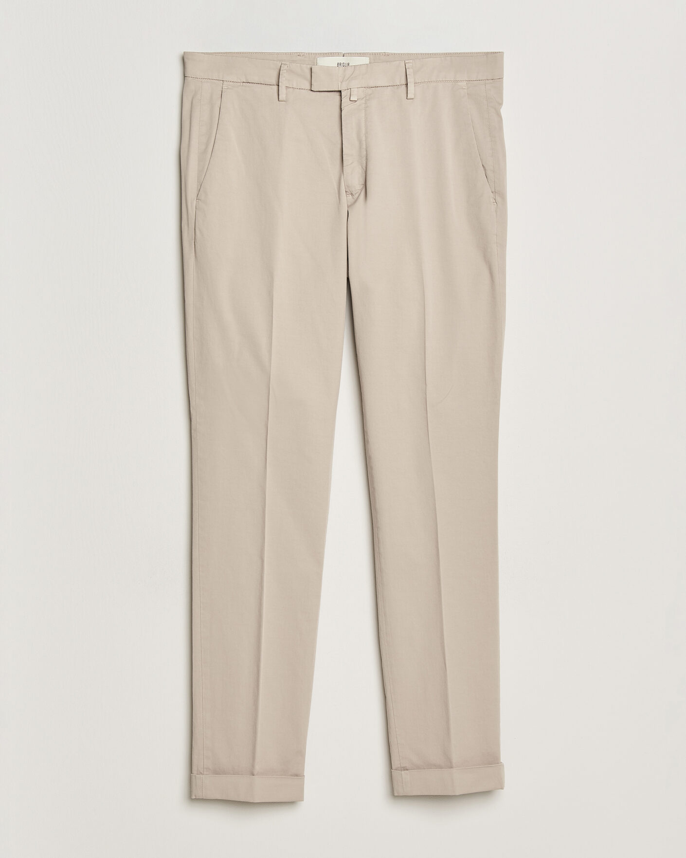 Heren | Broeken | Briglia 1949 | Slim Fit Cotton Chinos Beige