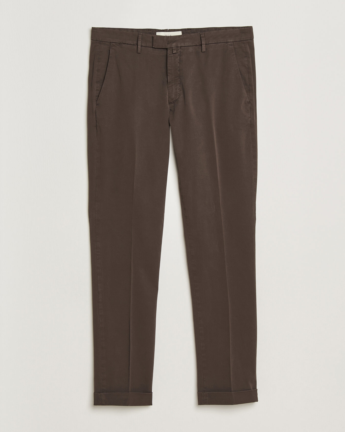 Heren | Broeken | Briglia 1949 | Slim Fit Cotton Chinos Brown