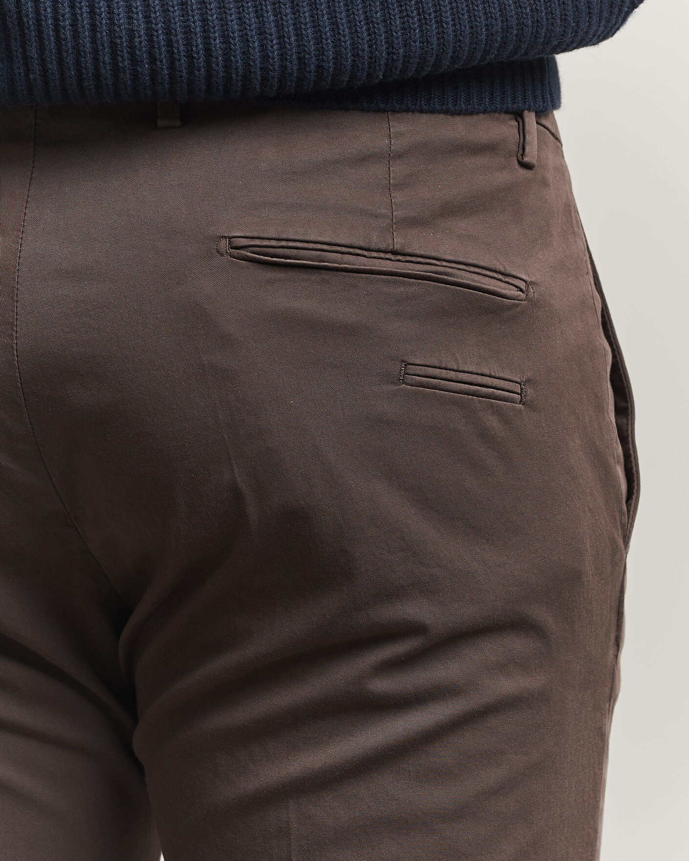 Heren | Broeken | Briglia 1949 | Slim Fit Cotton Chinos Brown