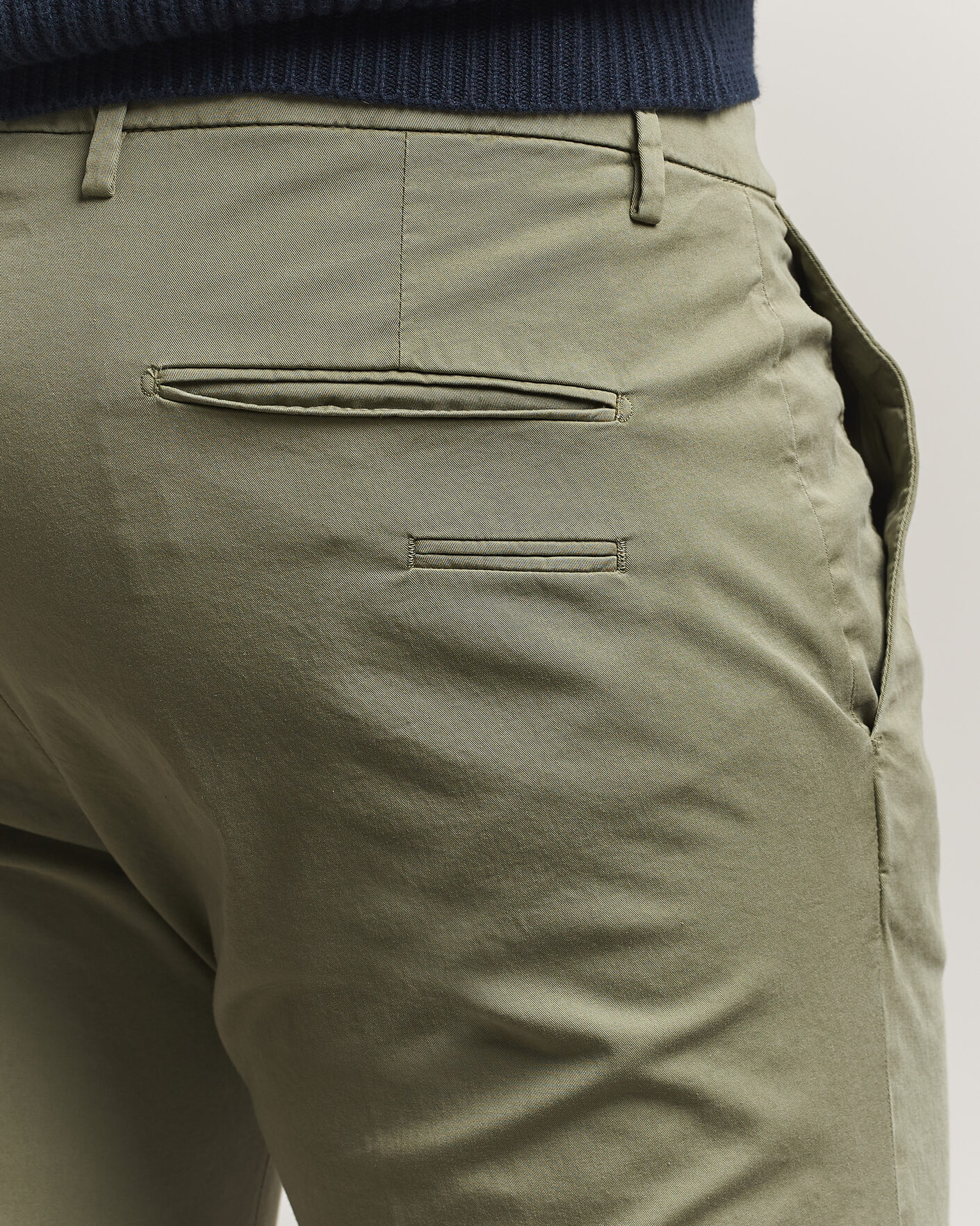 Heren | Broeken | Briglia 1949 | Slim Fit Cotton Chinos Olive