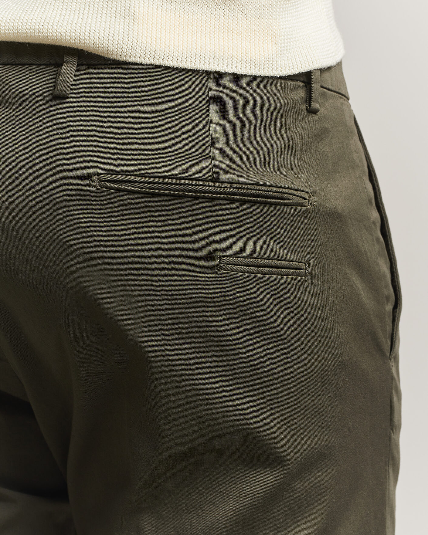 Heren | Broeken | Briglia 1949 | Slim Fit Cotton Chinos Dark Green