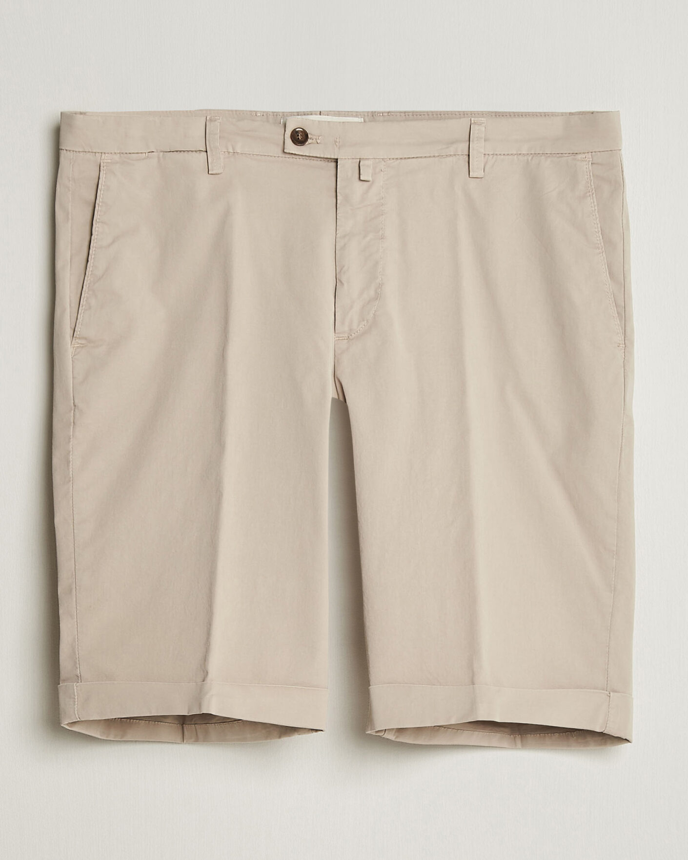 Heren | Korte broek | Briglia 1949 | Cotton Stretch Shorts Beige
