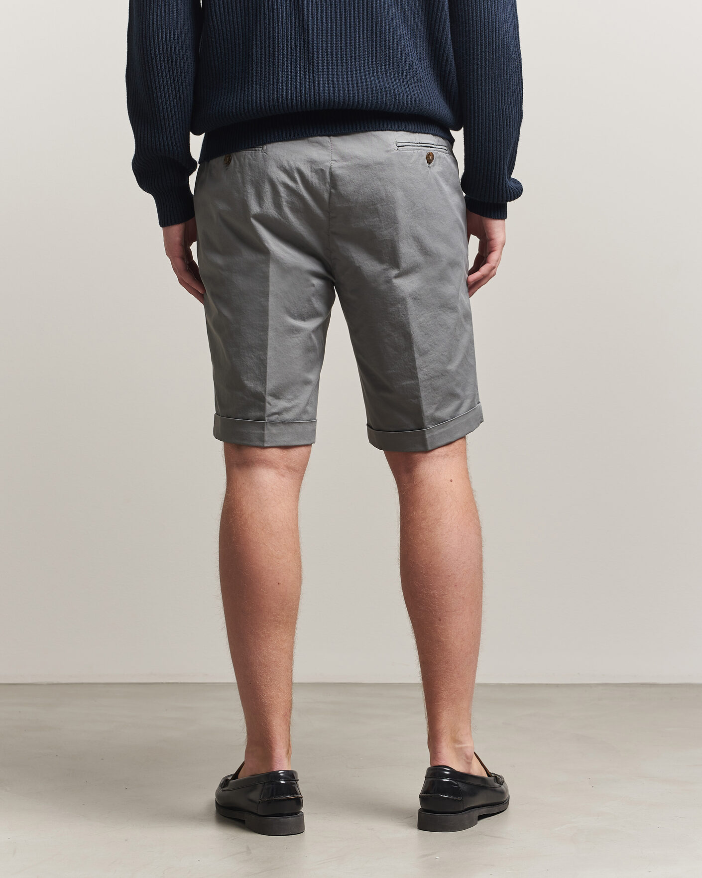 Heren | Korte broek | Briglia 1949 | Cotton Stretch Shorts Grey