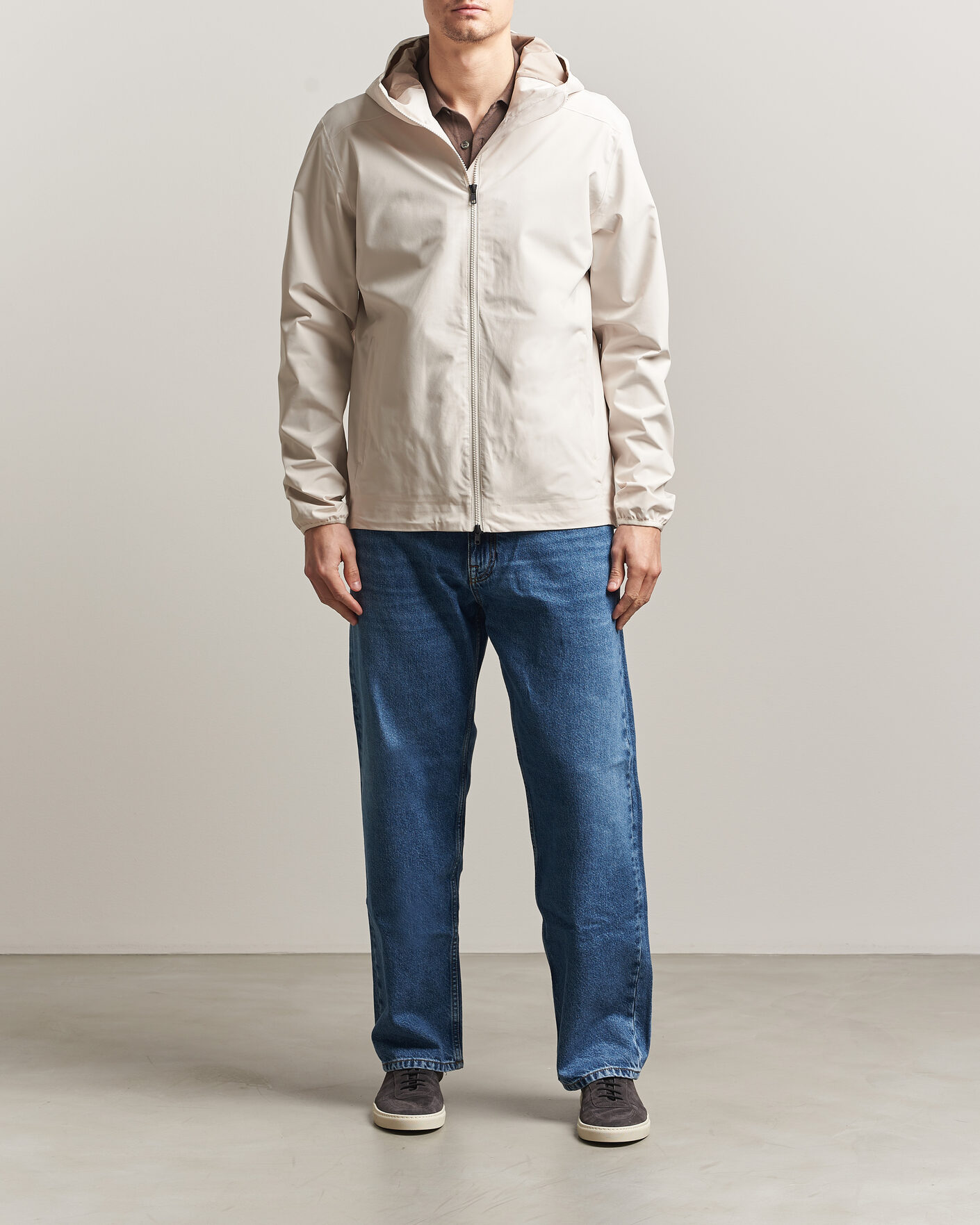 Heren | Jassen | Scandinavian Edition | Hood II Waterproof Jacket Neutral White