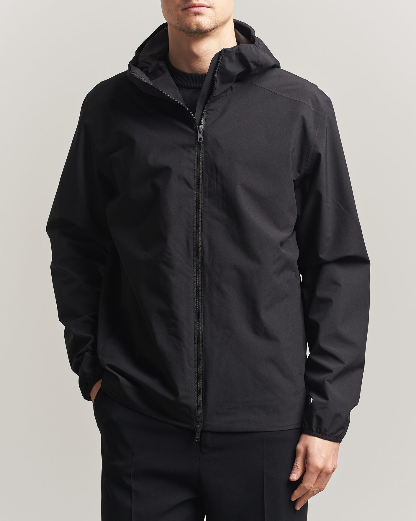 Heren | Jassen | Scandinavian Edition | Hood II Waterproof Jacket Onyx