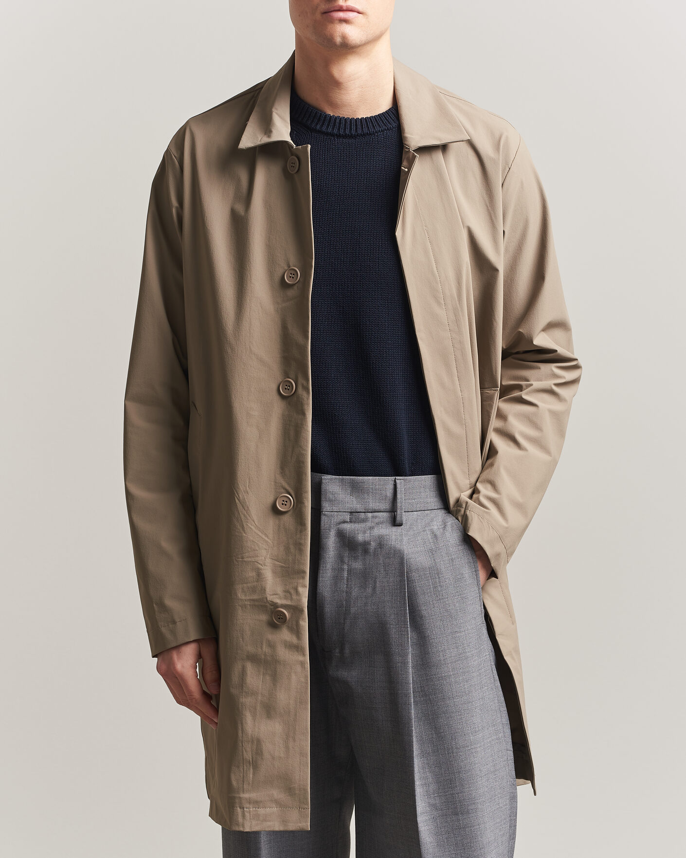 Heren | Jassen | Scandinavian Edition | Ascend II Lightweight Coat Sand