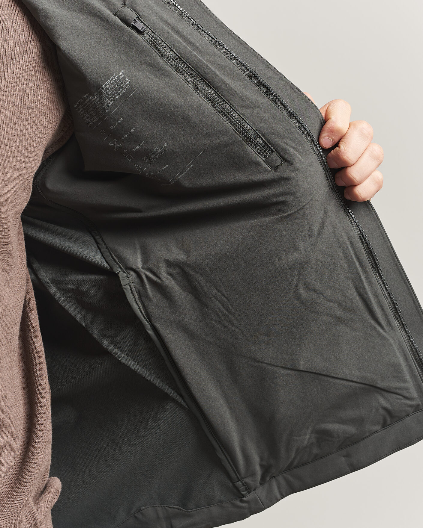 Heren | Jassen | Scandinavian Edition | Merge II Stretch Shirt Jacket Dark Olive