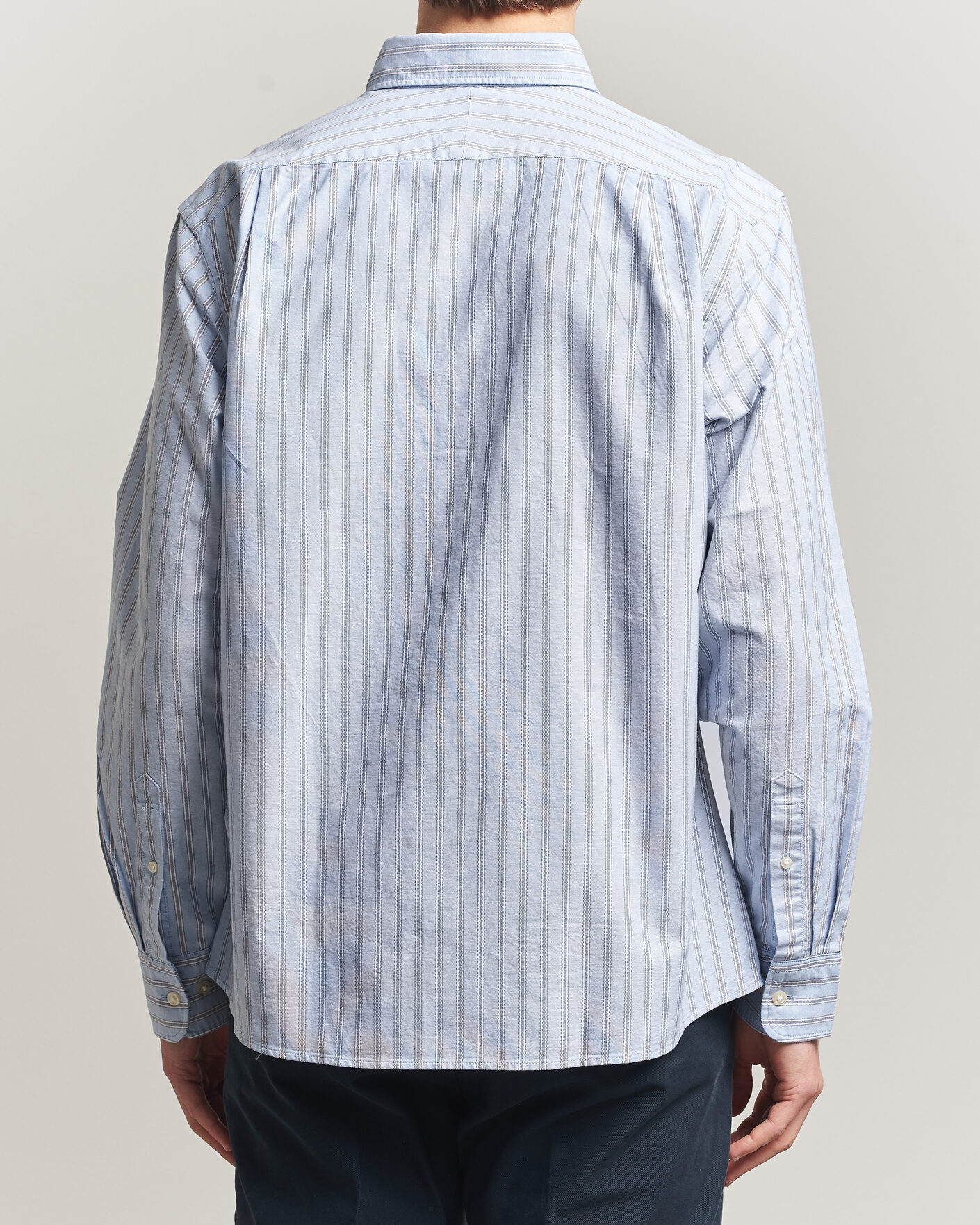 Heren | Overhemden | Charles Tyrwhitt | Button Down Stretch Oxford Shirt Blue