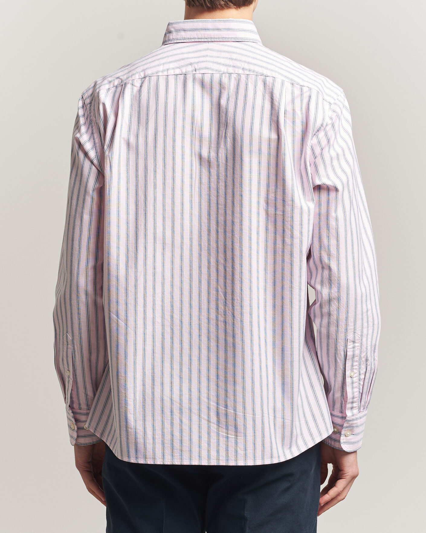 Heren | Overhemden | Charles Tyrwhitt | Button Down Stretch Oxford Shirt Light Pink