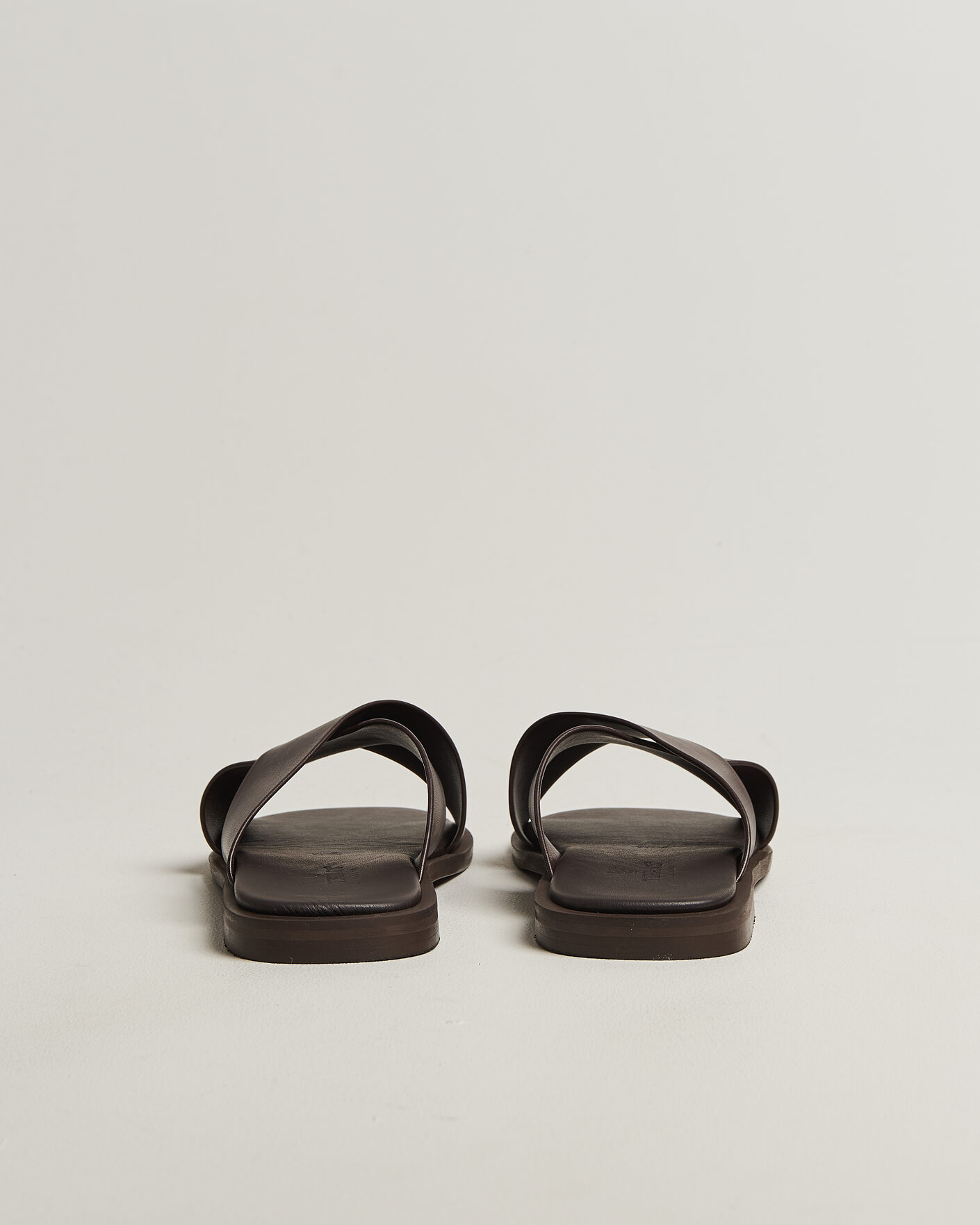 Heren | Sandalen slides | Thera's | Classic Sandals Dark Brown Calf