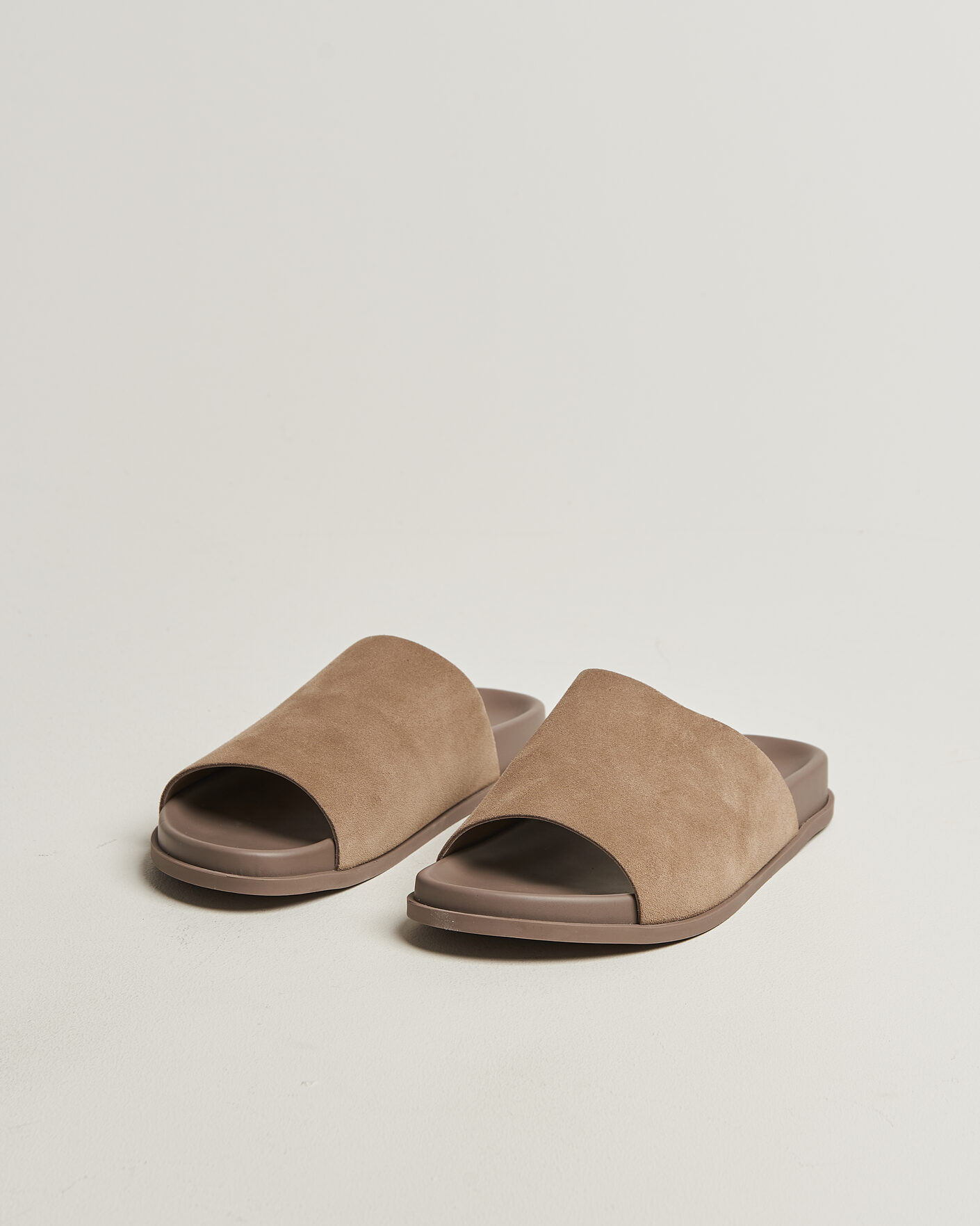 Heren | Sandalen slides | Thera's | Classic Slide Sandals Stone Suede