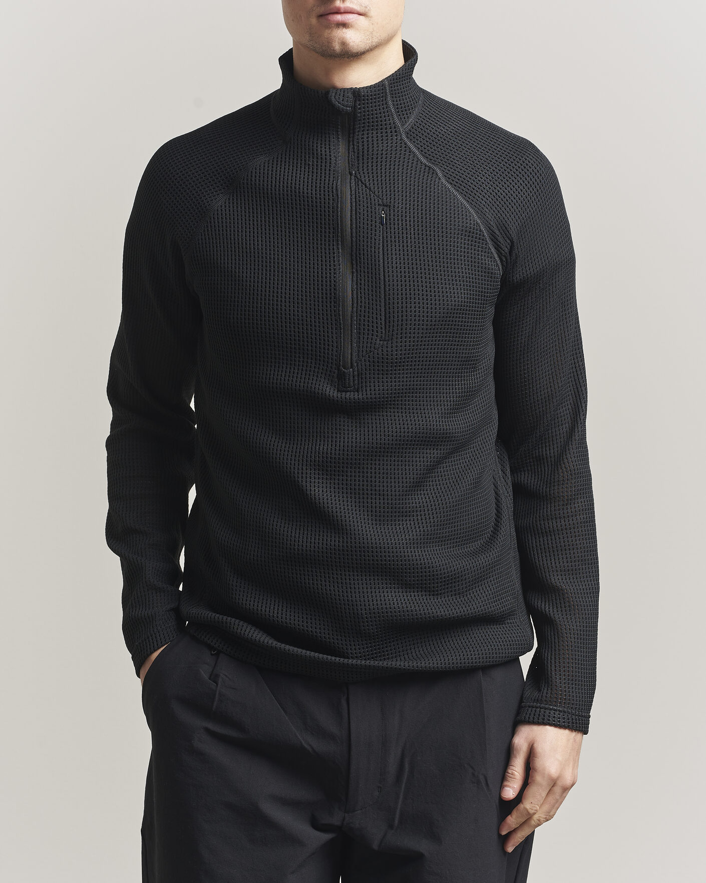 Heren | Truien | Houdini | Pace Flow Half Zip True Black