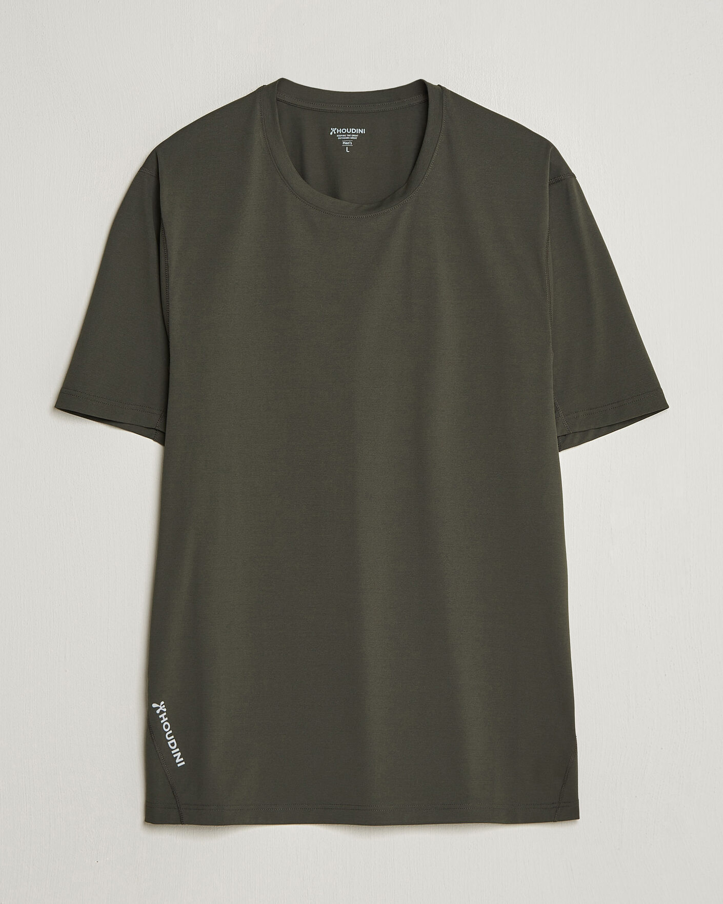 Heren | T-shirts | Houdini | Pace Air T-Shirt Green Illusion