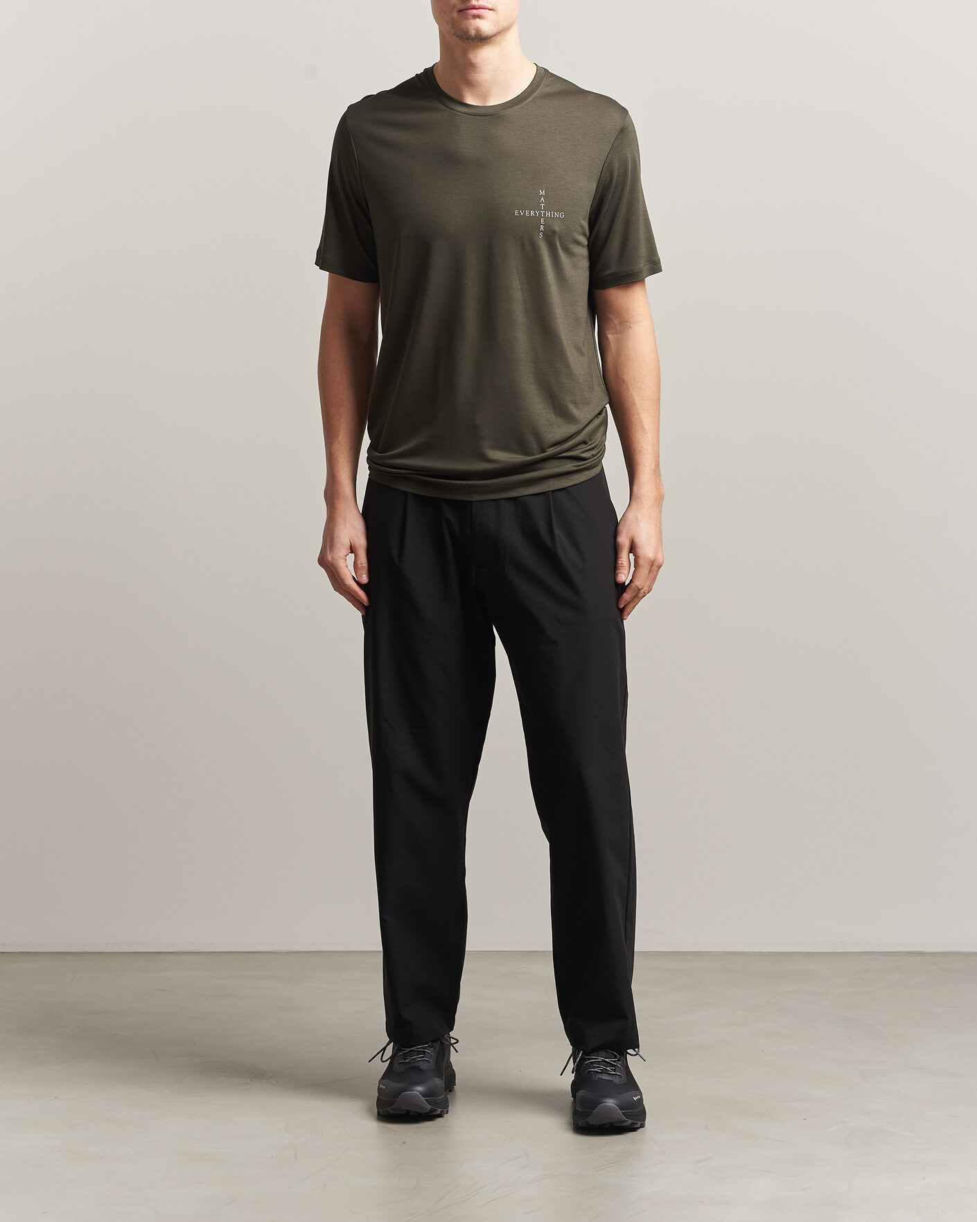 Heren | T-shirts | Houdini | Tree Message T-Shirt Green Illusion