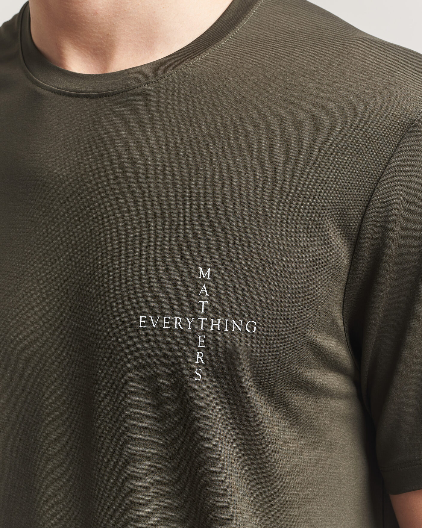 Heren | T-shirts | Houdini | Tree Message T-Shirt Green Illusion