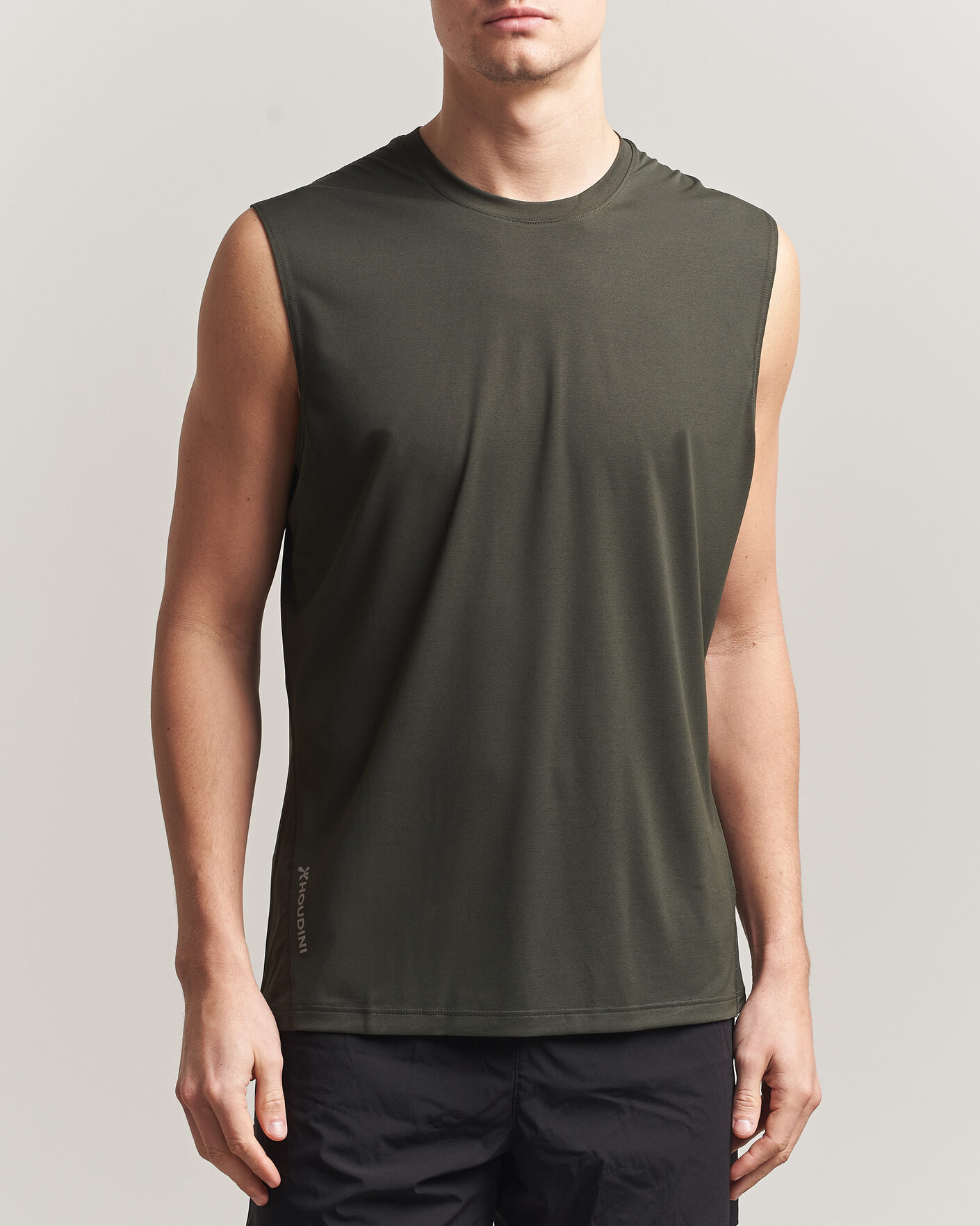 Heren | T-shirts | Houdini | Pace Air Tank Green Illusion