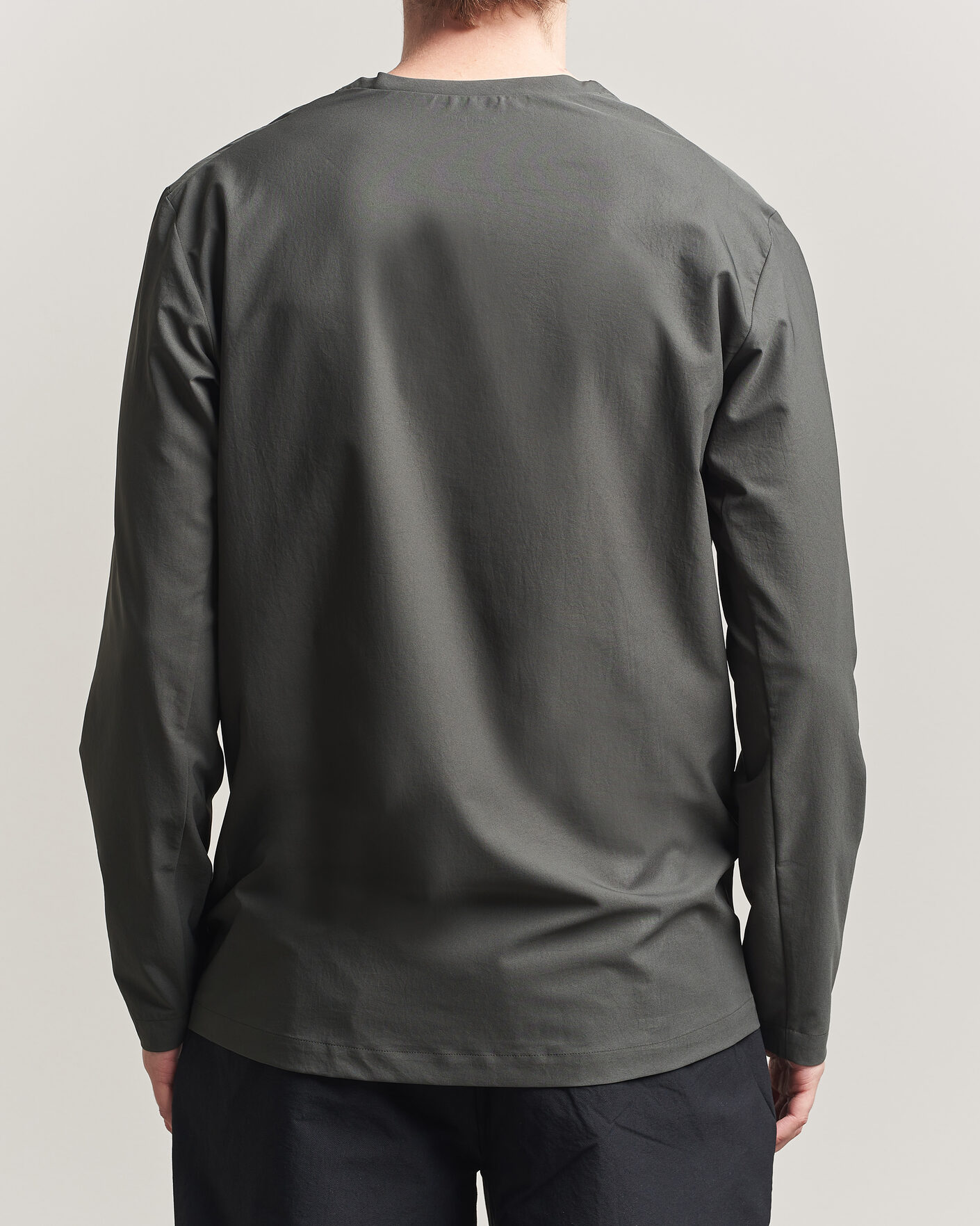 Heren | T-shirts | Houdini | Cover Crew Green Illusion