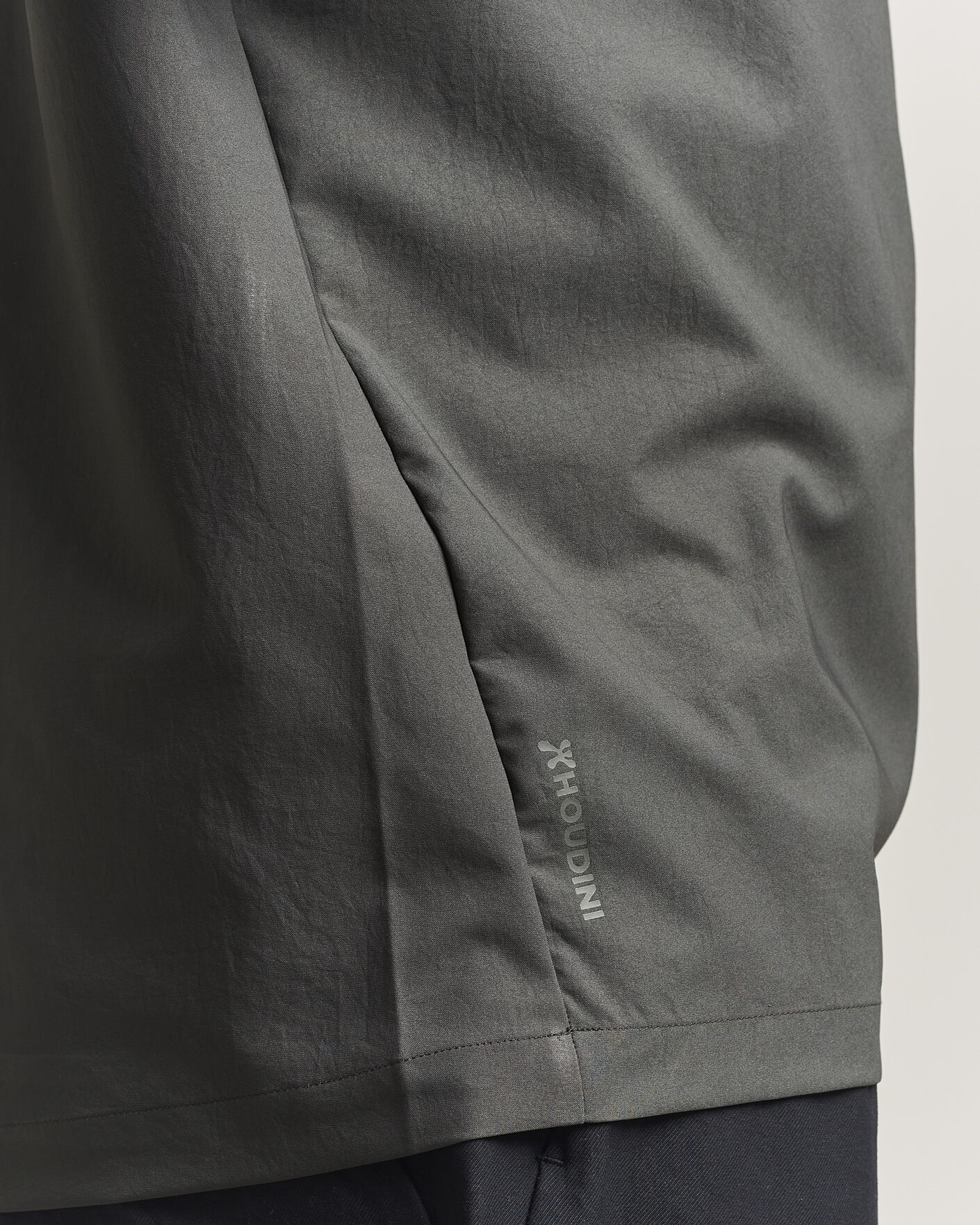 Heren | T-shirts | Houdini | Cover Crew Green Illusion