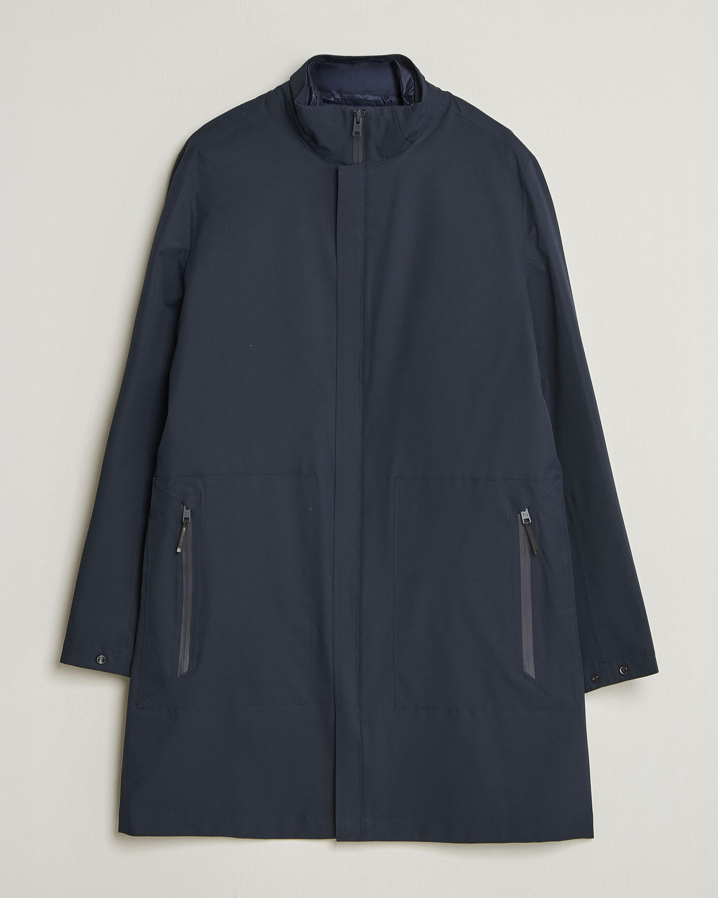 Heren | Jassen | Woolrich | Two Layer 2 in 1 Carcoat Melton Blue