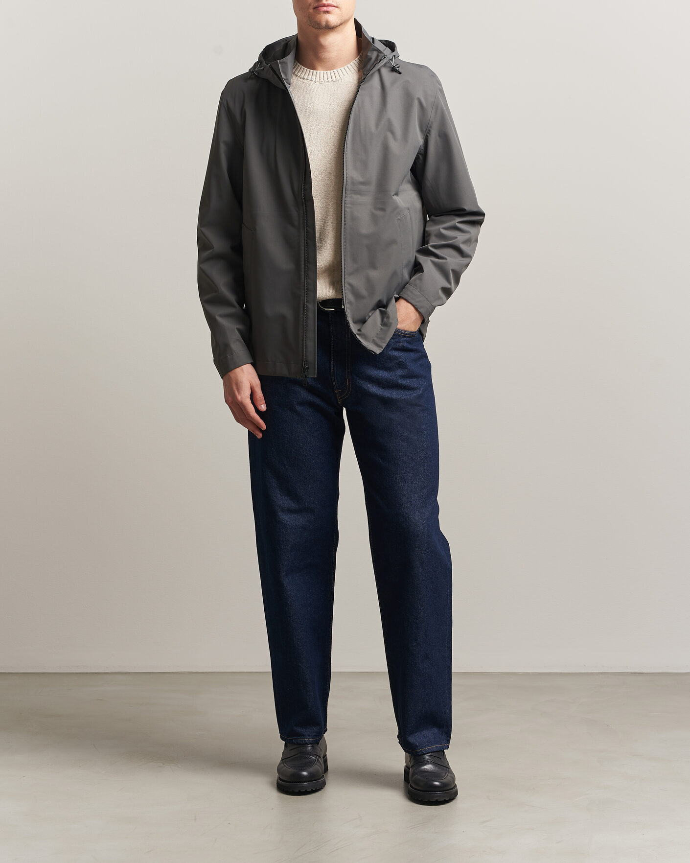 Heren | Jassen | Woolrich | Two Layer Pacific Jacket Grey Shadow