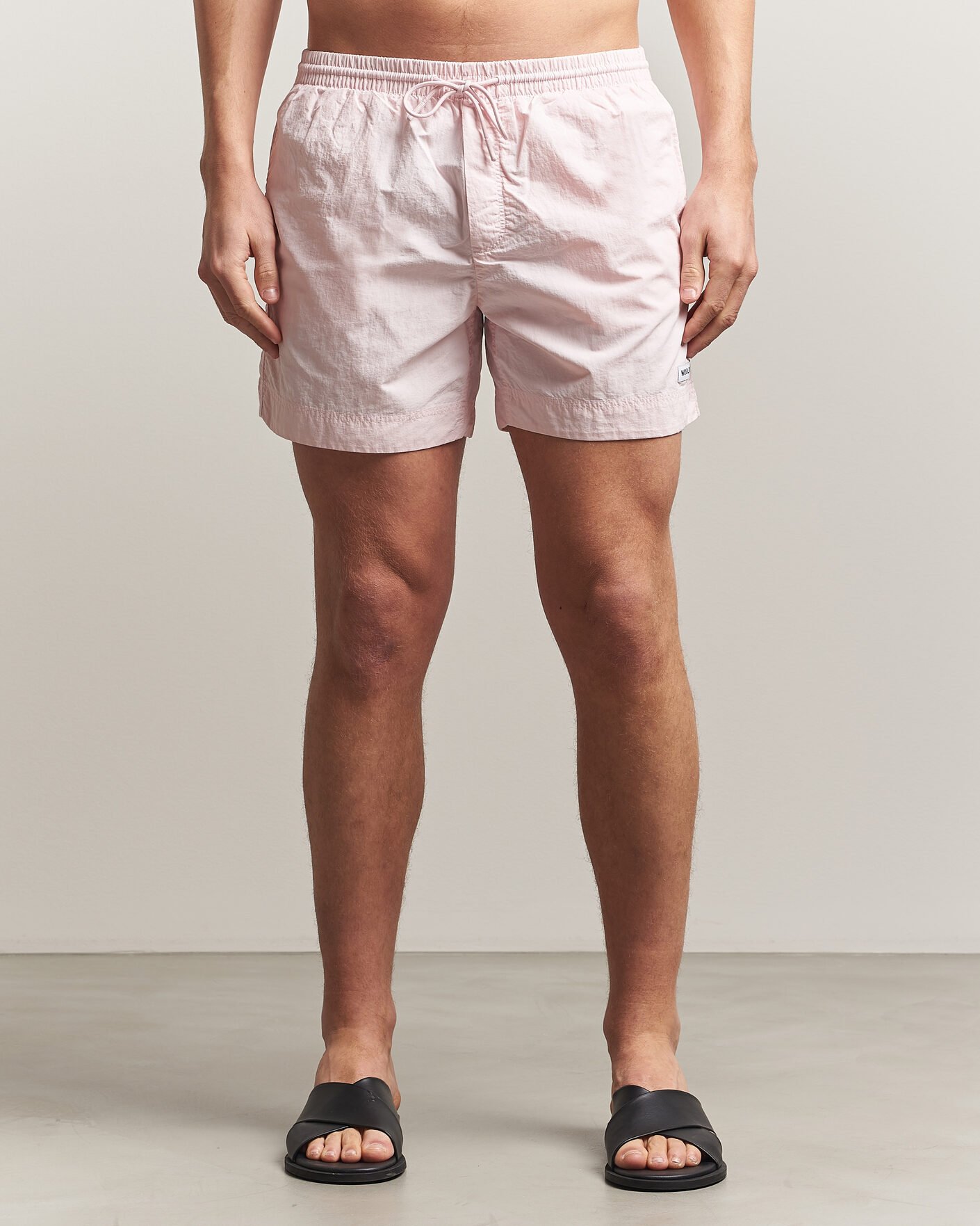 Heren | Zwembroek | Woolrich | Solid Garment Dyed Swimshorts Pale Lilac