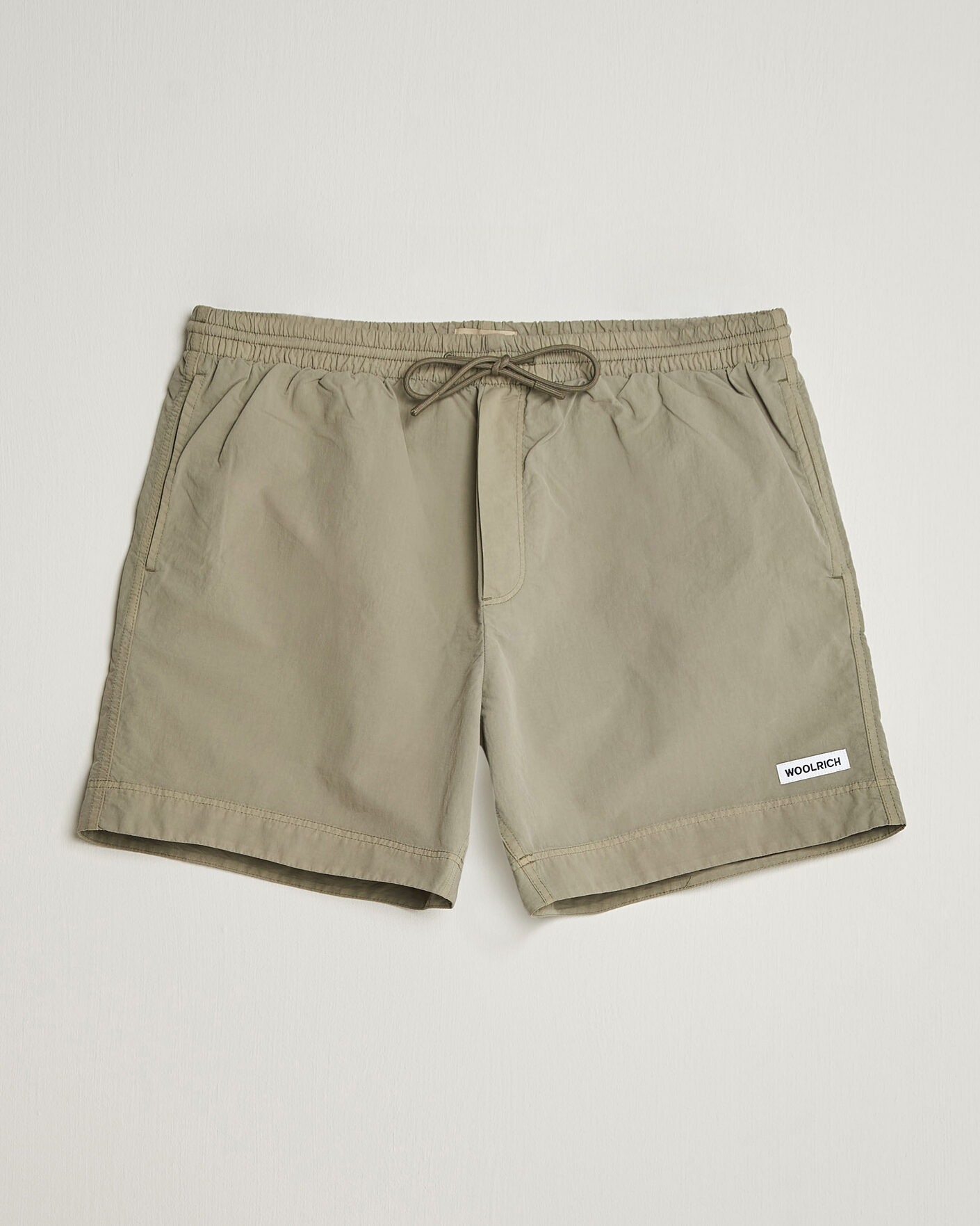 Heren | Woolrich Solid Garment Dyed Swimshorts Smokey Olive | Woolrich | Solid Garment Dyed Swimshorts Smokey Olive