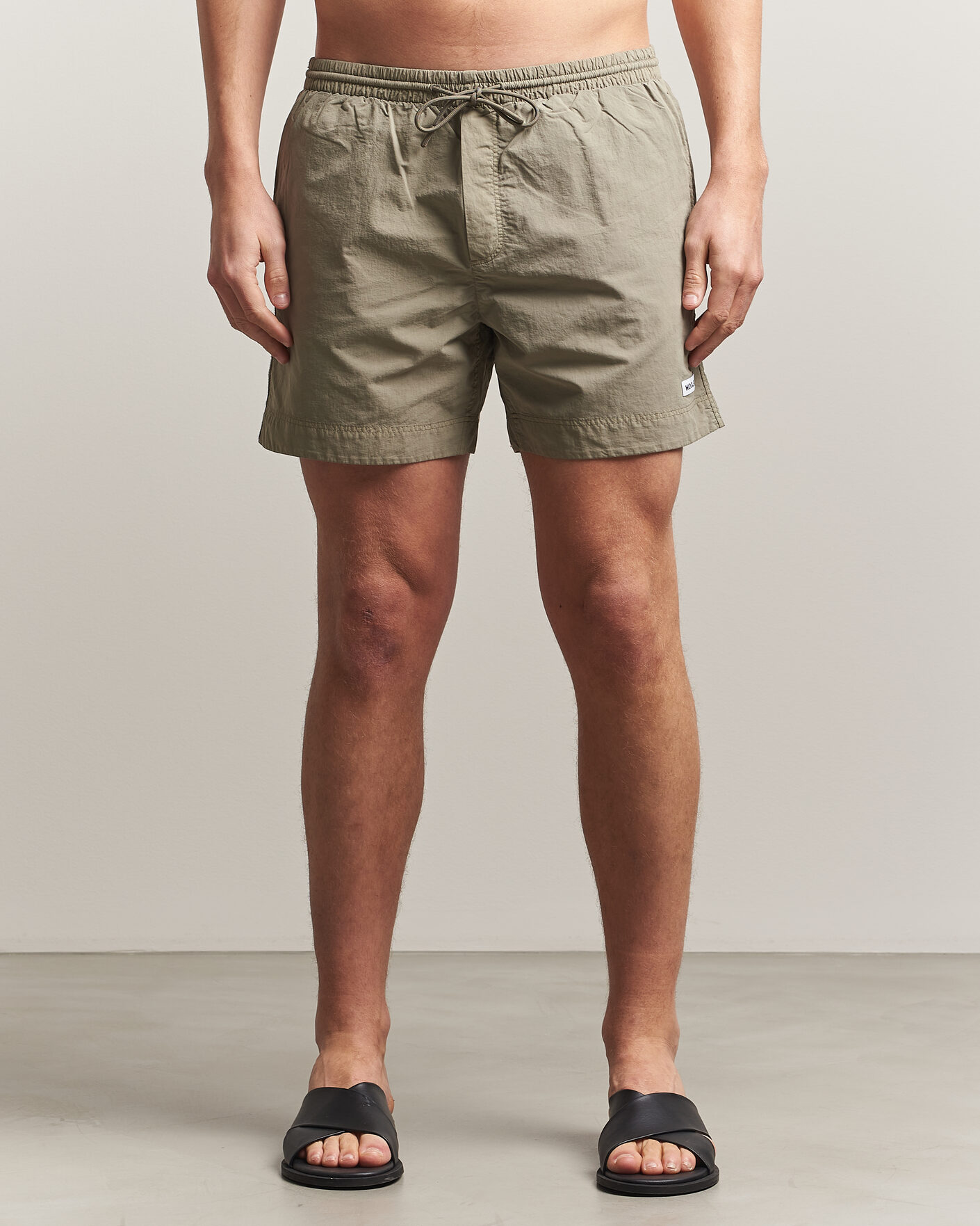 Heren | Zwembroek | Woolrich | Solid Garment Dyed Swimshorts Smokey Olive