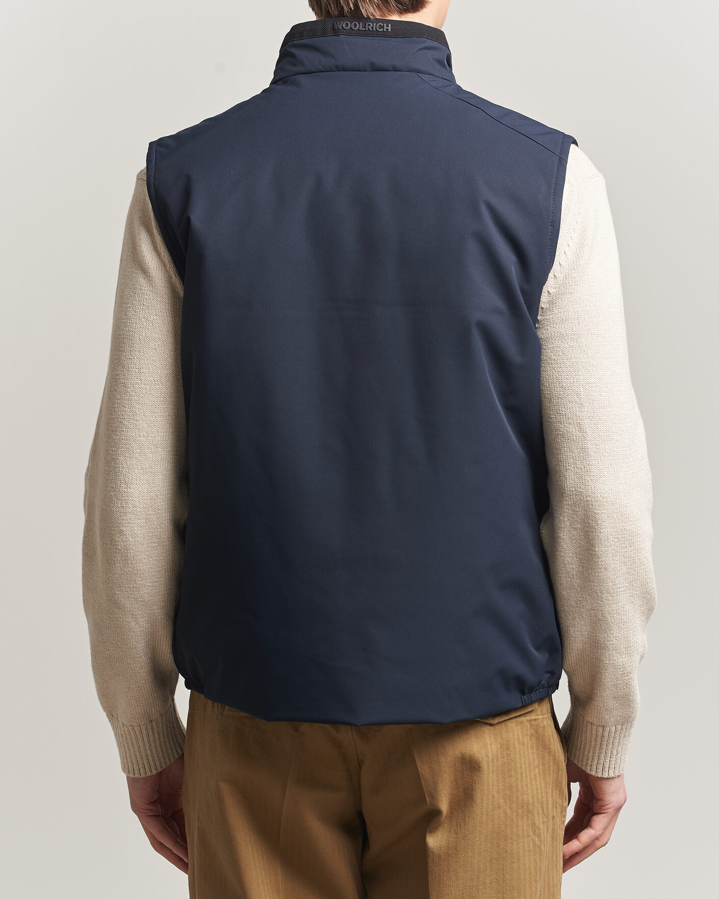 Heren | Jassen | Woolrich | Two Layer Sailing Vest Melton Blue