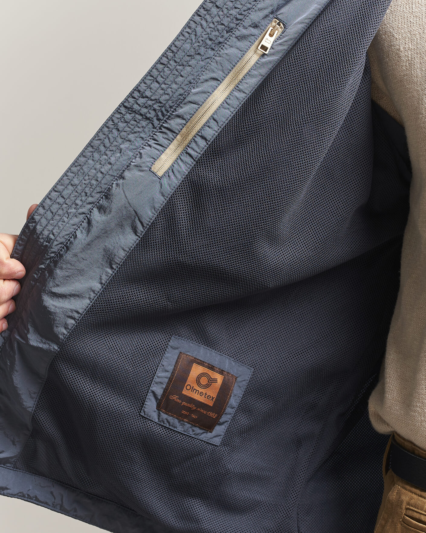 Heren | Jassen | Woolrich | Shiny Nylon Hooded Jacket Grisaille