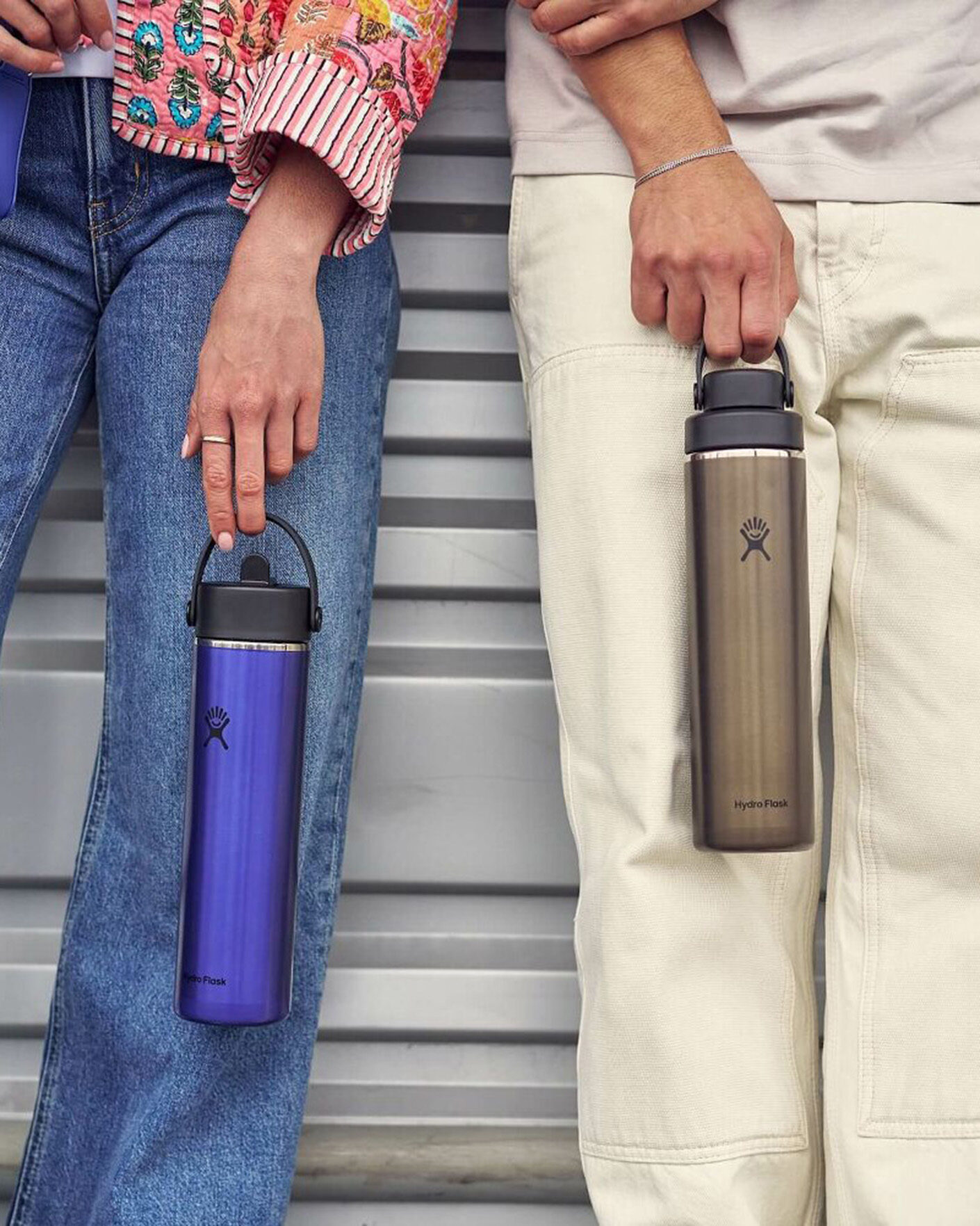 Heren | Outdoor living | Hydro Flask | Lightweight Flex Straw 24oz Bottle Obsidian