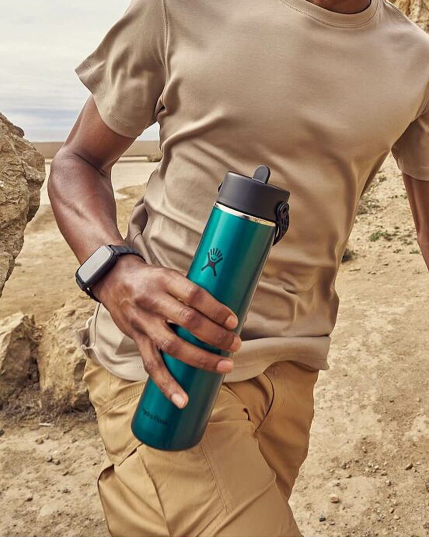 Heren | Outdoor living | Hydro Flask | Lightweight Flex Straw 24oz Bottle Emerald Green