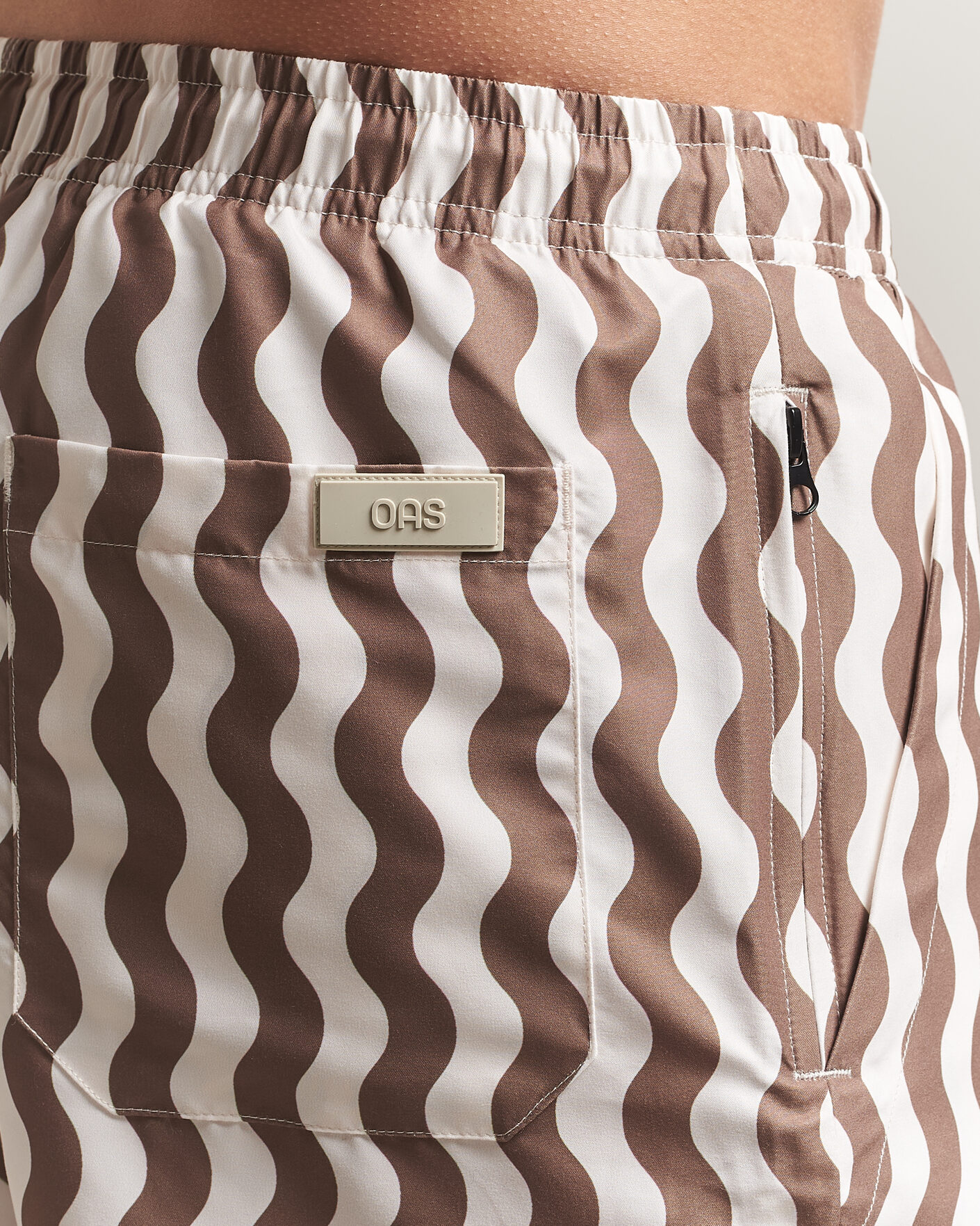 Heren | Zwembroek | OAS | Printed Swimshorts Fine Waver