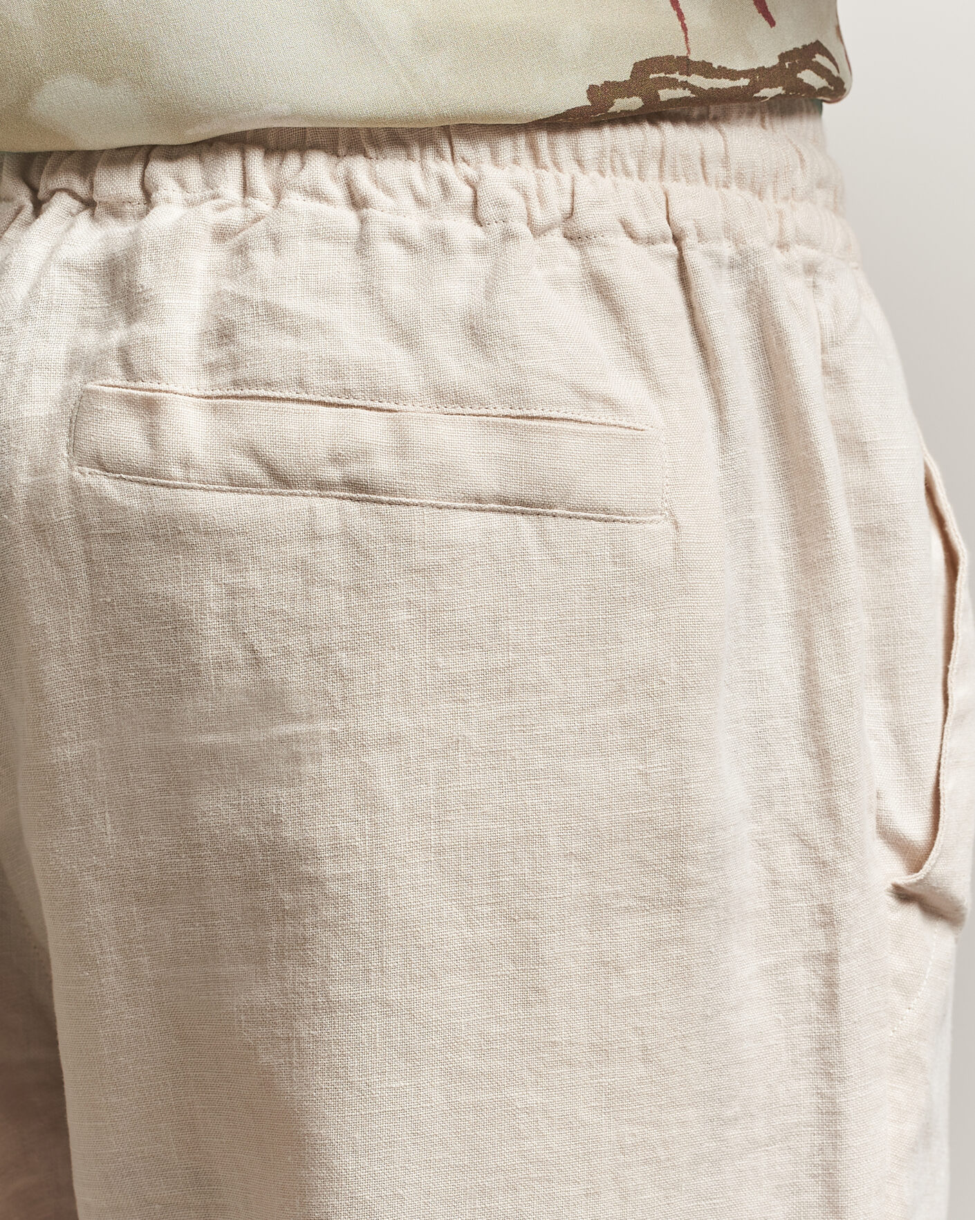 Heren | Broeken | OAS | Nino Linen Pants Beige