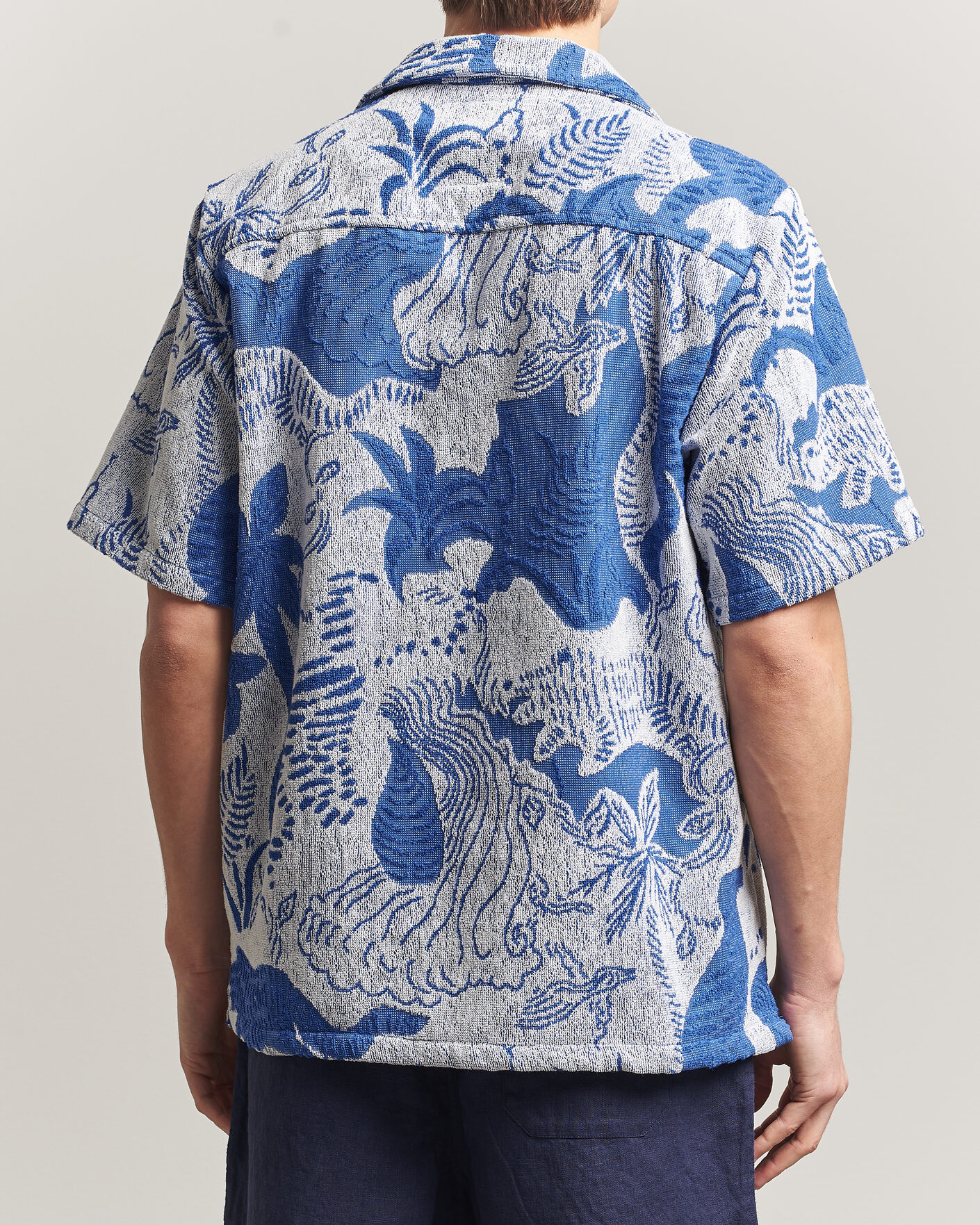 Heren | Overhemden | OAS | Cuba Short Sleeve Shirt Mystea