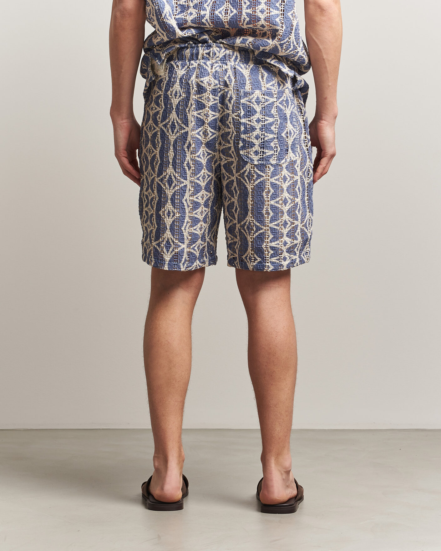Heren | Korte broek | OAS | Nicola Cotton Net Shorts Arko