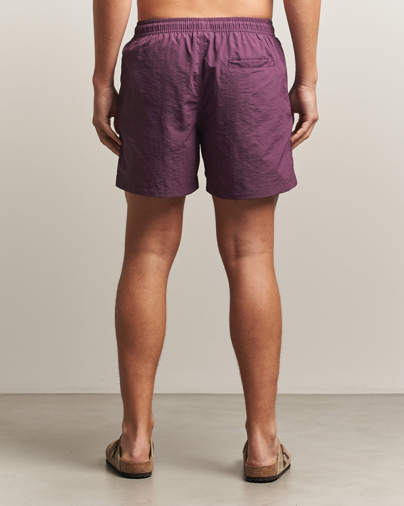 Heren | Zwembroek | OAS | Plain Swimshorts Plum