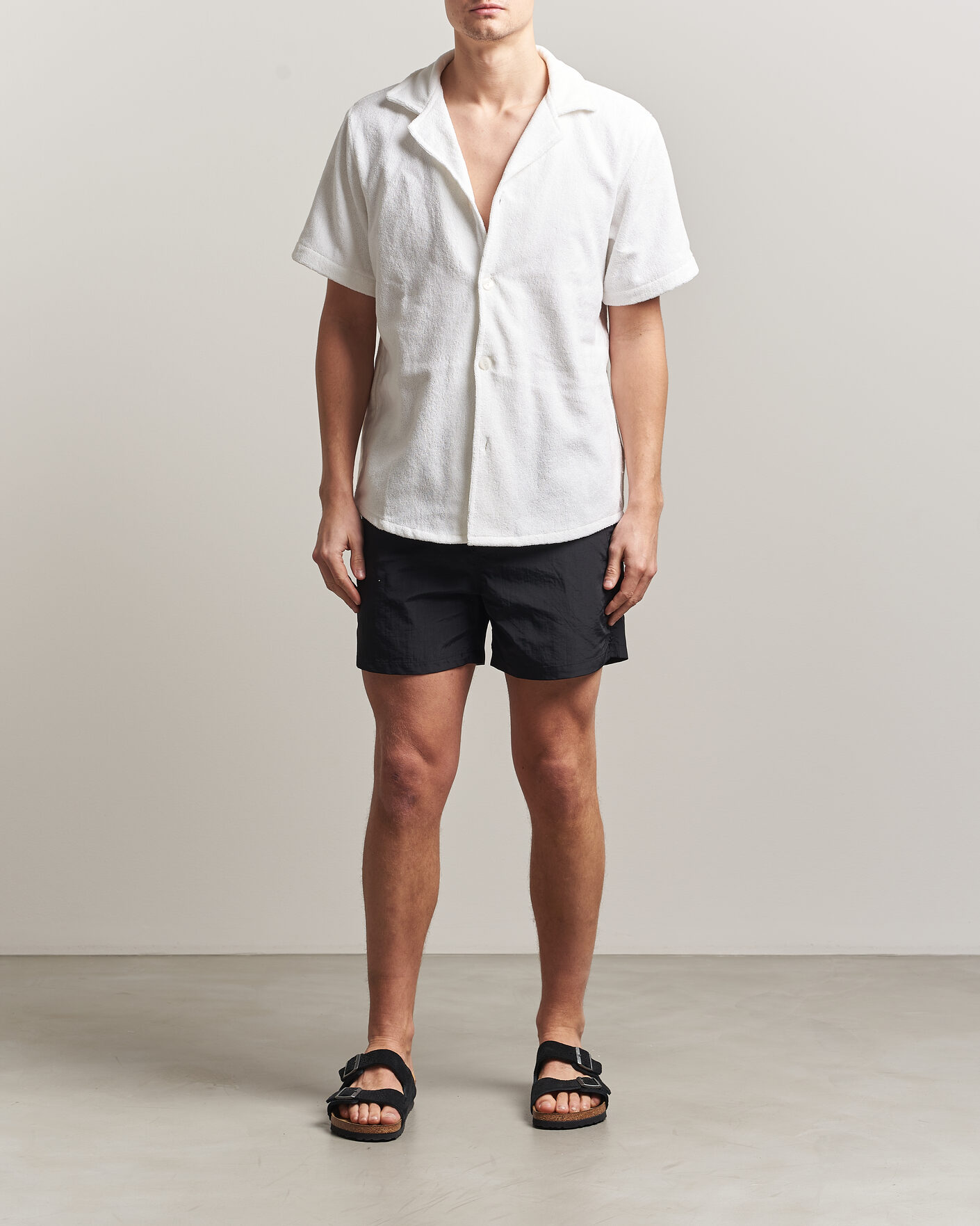 Heren | Zwembroek | OAS | Plain Swimshorts Black