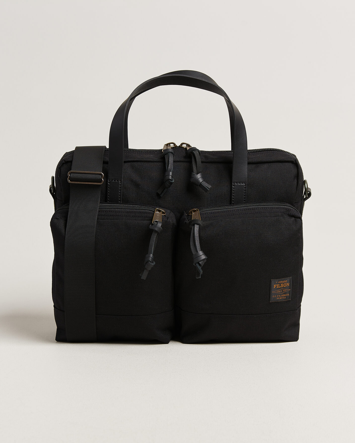 Heren | Tassen | Filson | Dryden Cordura Nylon Briefcase Black