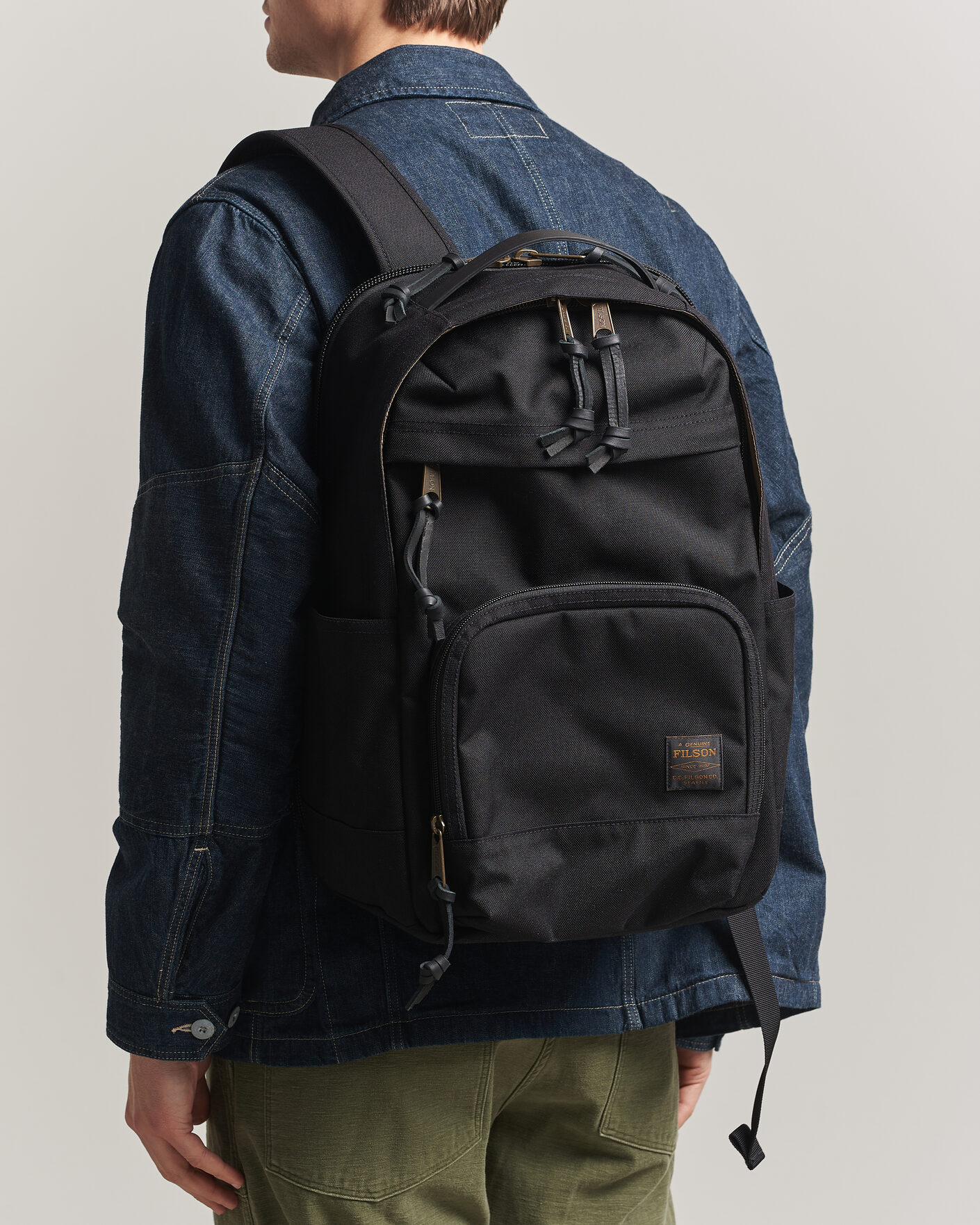 Heren | Tassen | Filson | Dryden Cordura Nylon Backpack Black