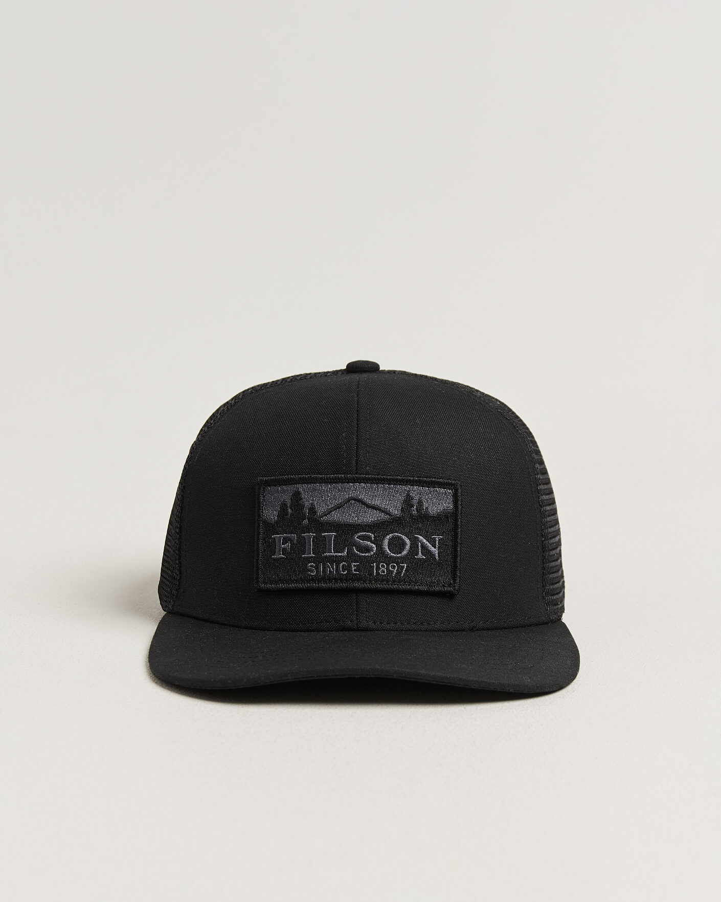 Heren | Hoeden en petten | Filson | Scenic Waxed Logger Mesh Cap Black