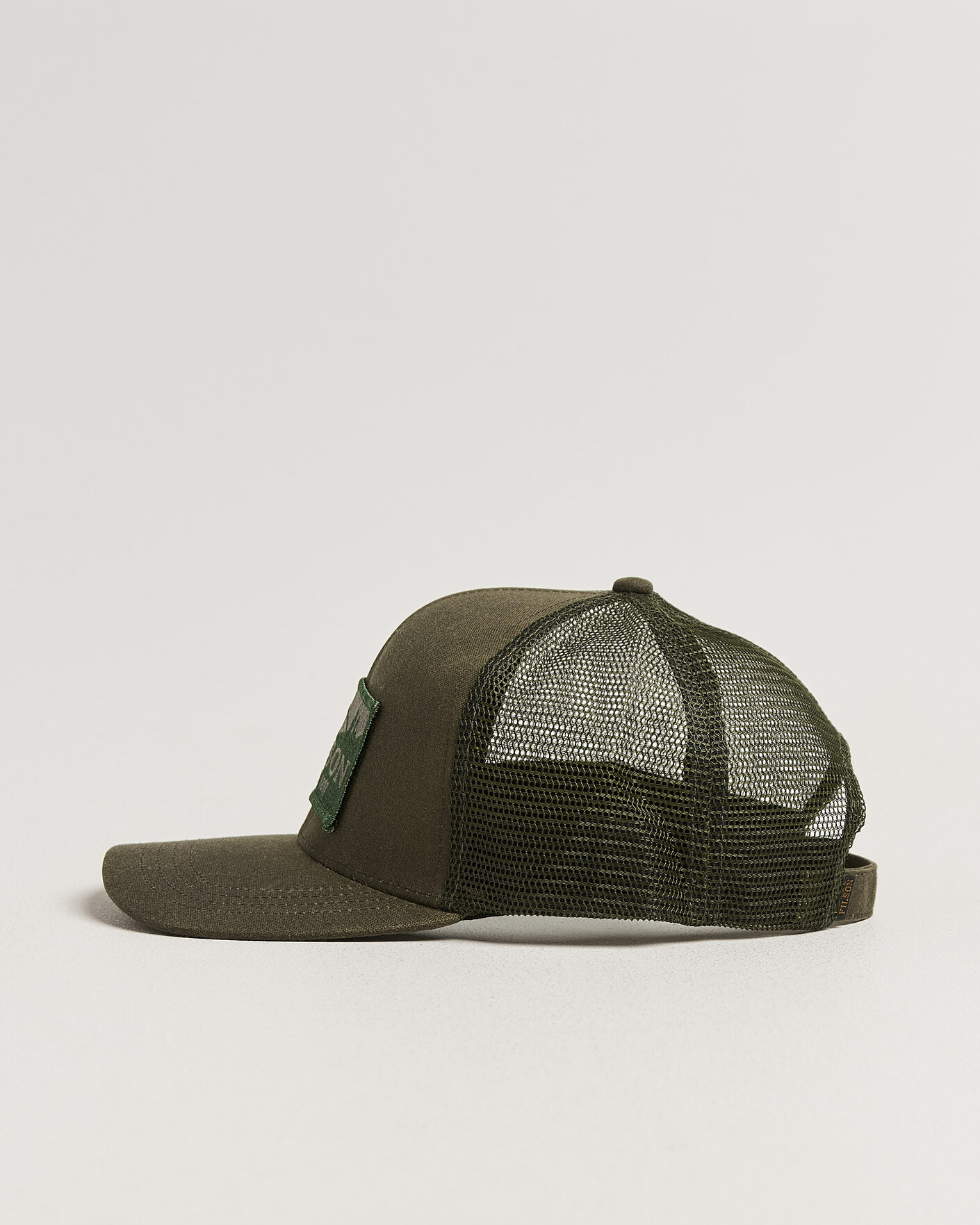 Heren | Hoeden en petten | Filson | Scenic Waxed Logger Mesh Cap Otter Green