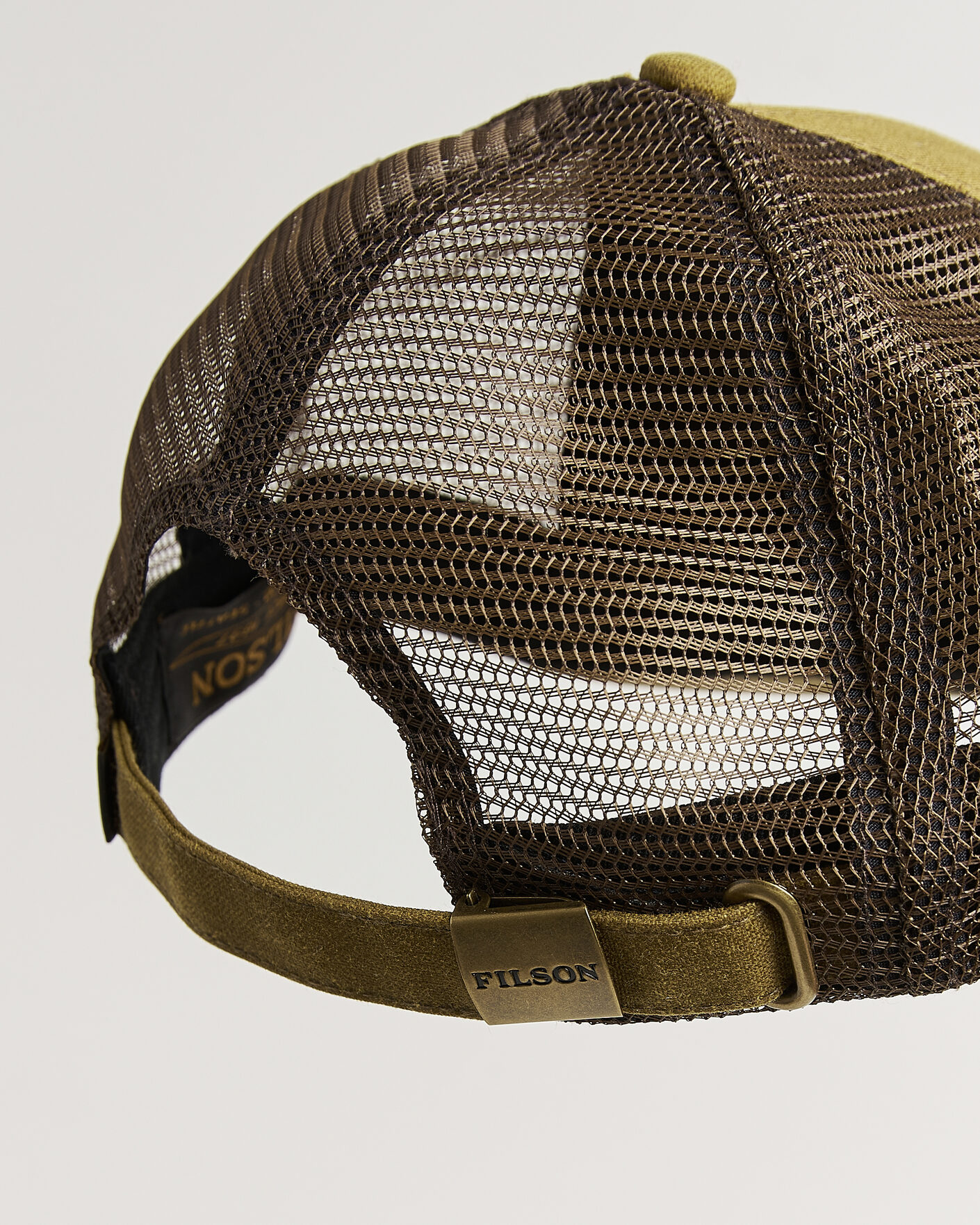 Heren | Hoeden en petten | Filson | Scenic Waxed Logger Mesh Cap Dark Tan