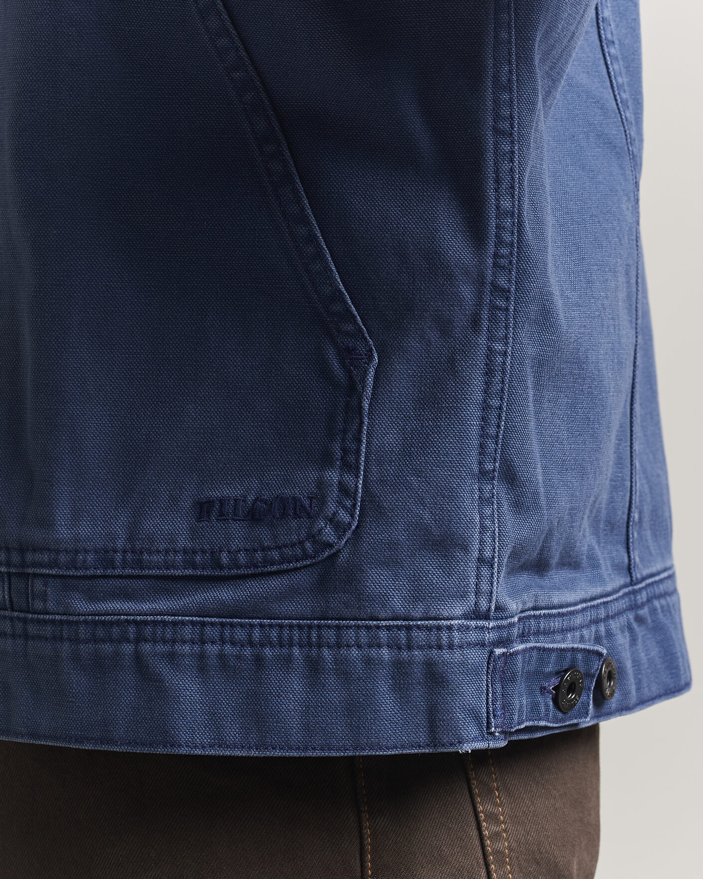 Heren | Jassen | Filson | Rustic Canvas Short Cruiser Indigo