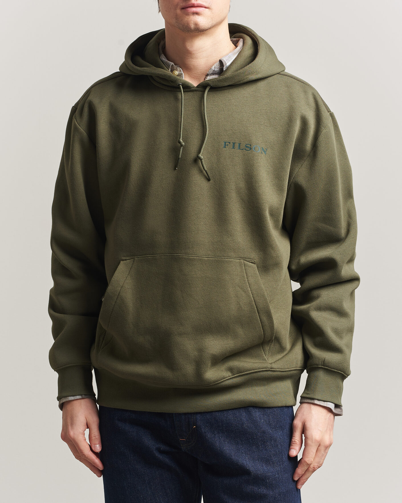 Heren | Truien | Filson | Scenic Graphic Hoodie Surplus Green