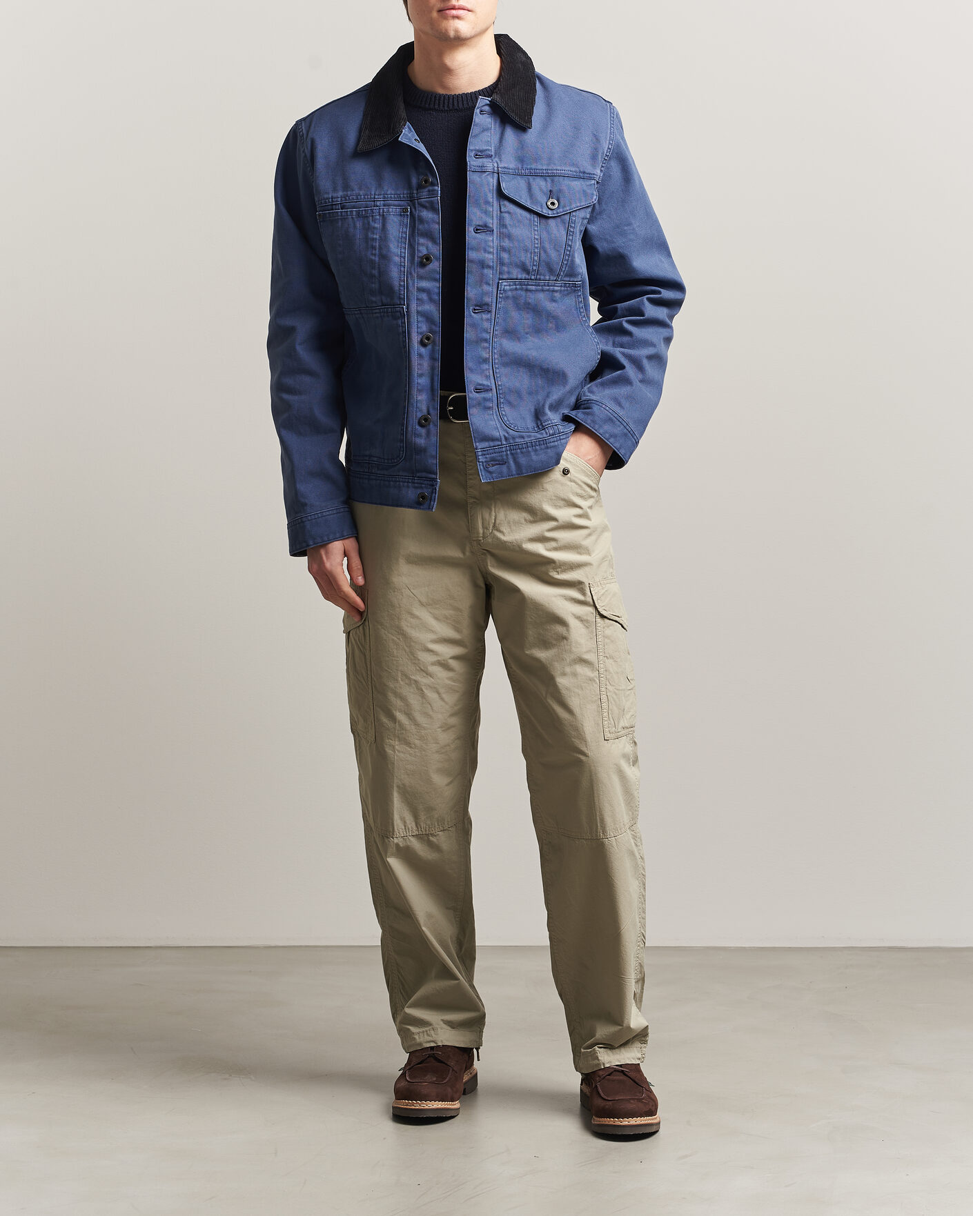 Heren | Broeken | Filson | Tropical Poplin Cargo Pants Dried Sage