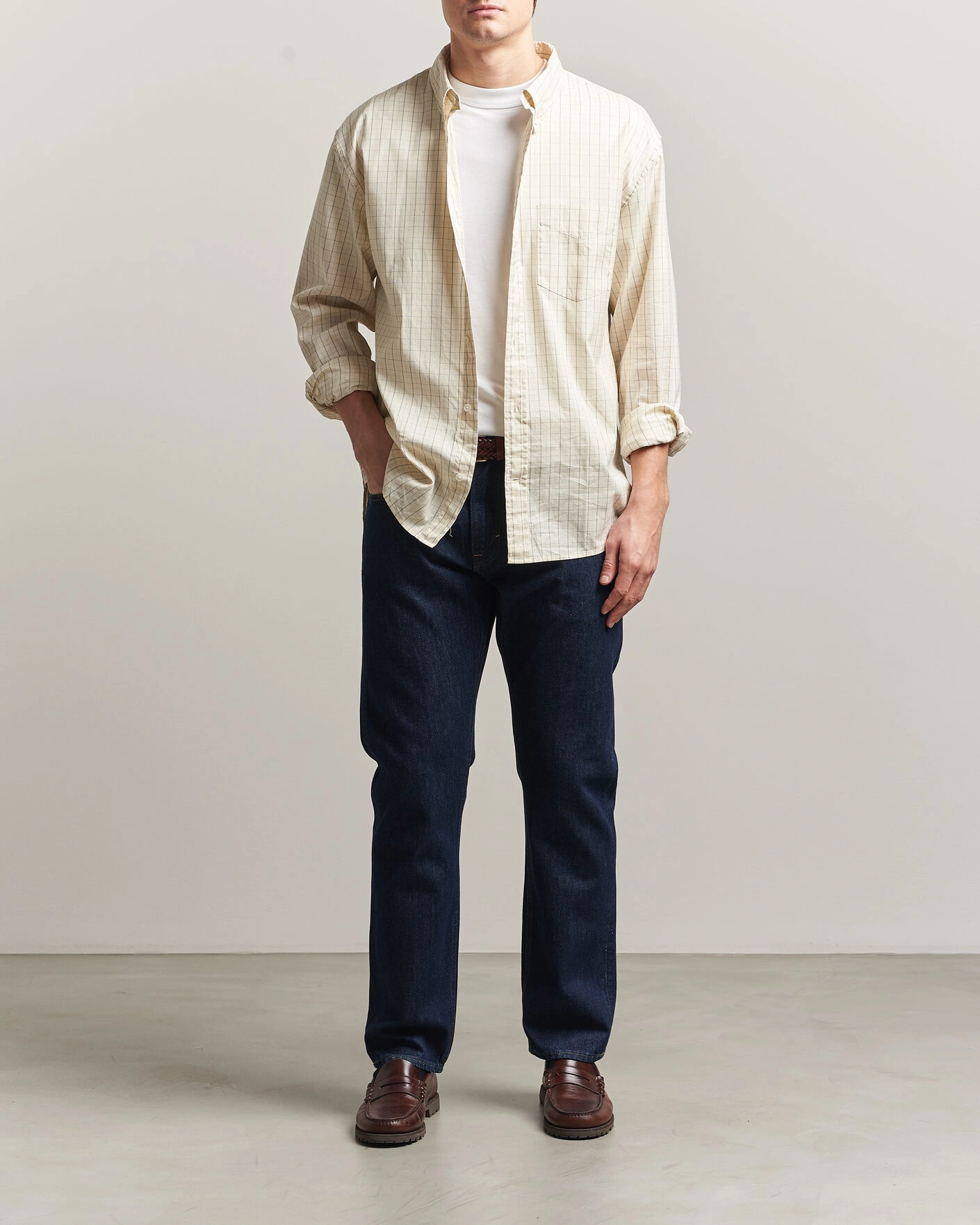 Heren | Broeken | -1 Nordic Denim | Regular Fit Jeans Super Dark